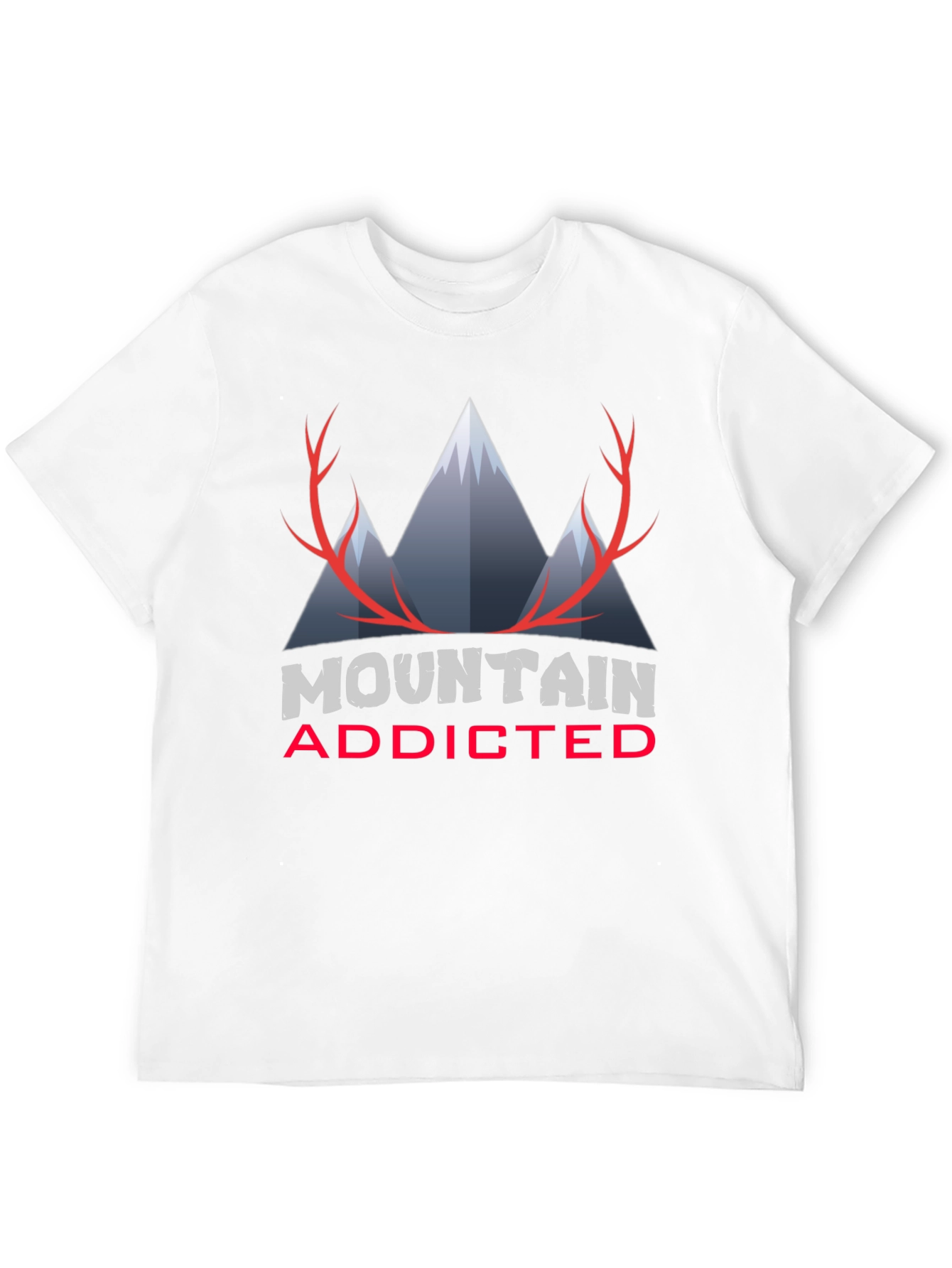 Mountain Addicted Graphic Tee - Black