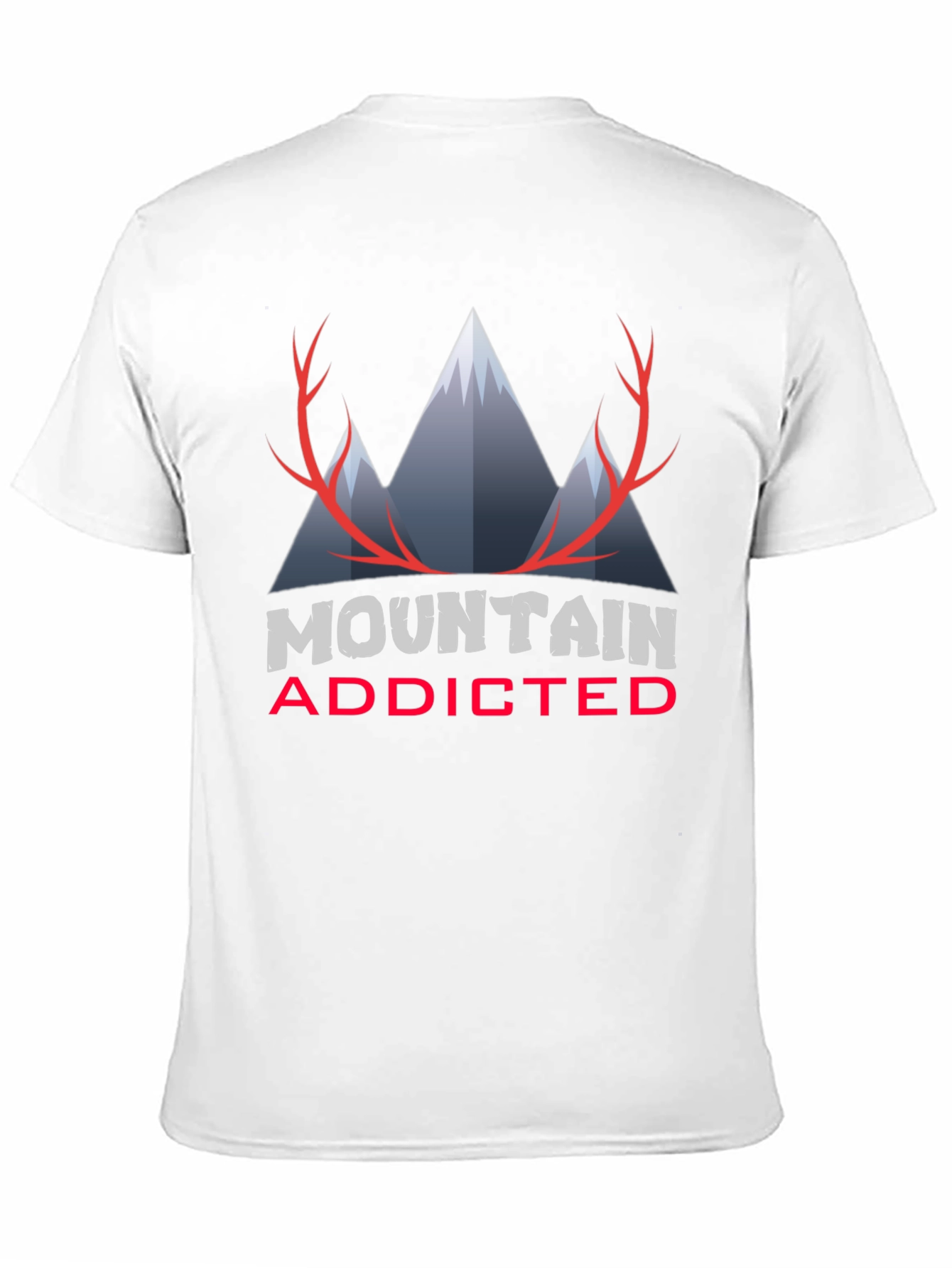 Mountain Addicted Graphic Tee - Black
