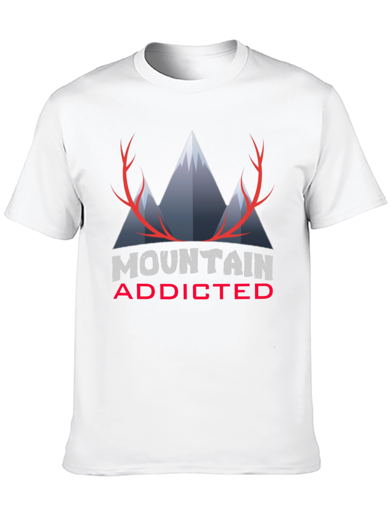 Mountain Addicted Graphic Tee - Black