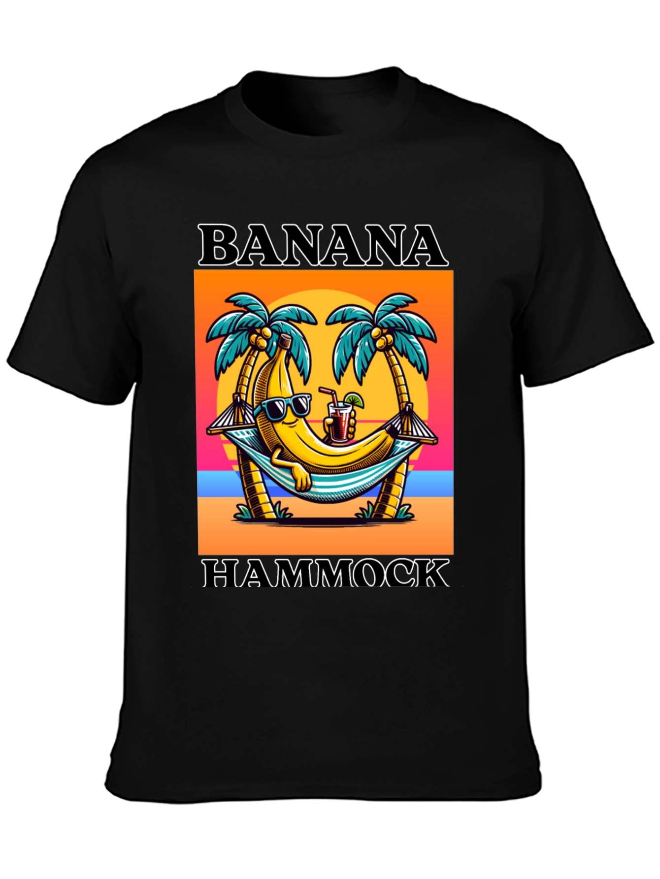 Banana Hammock T-Shirt - Tropical Summer Vibes!