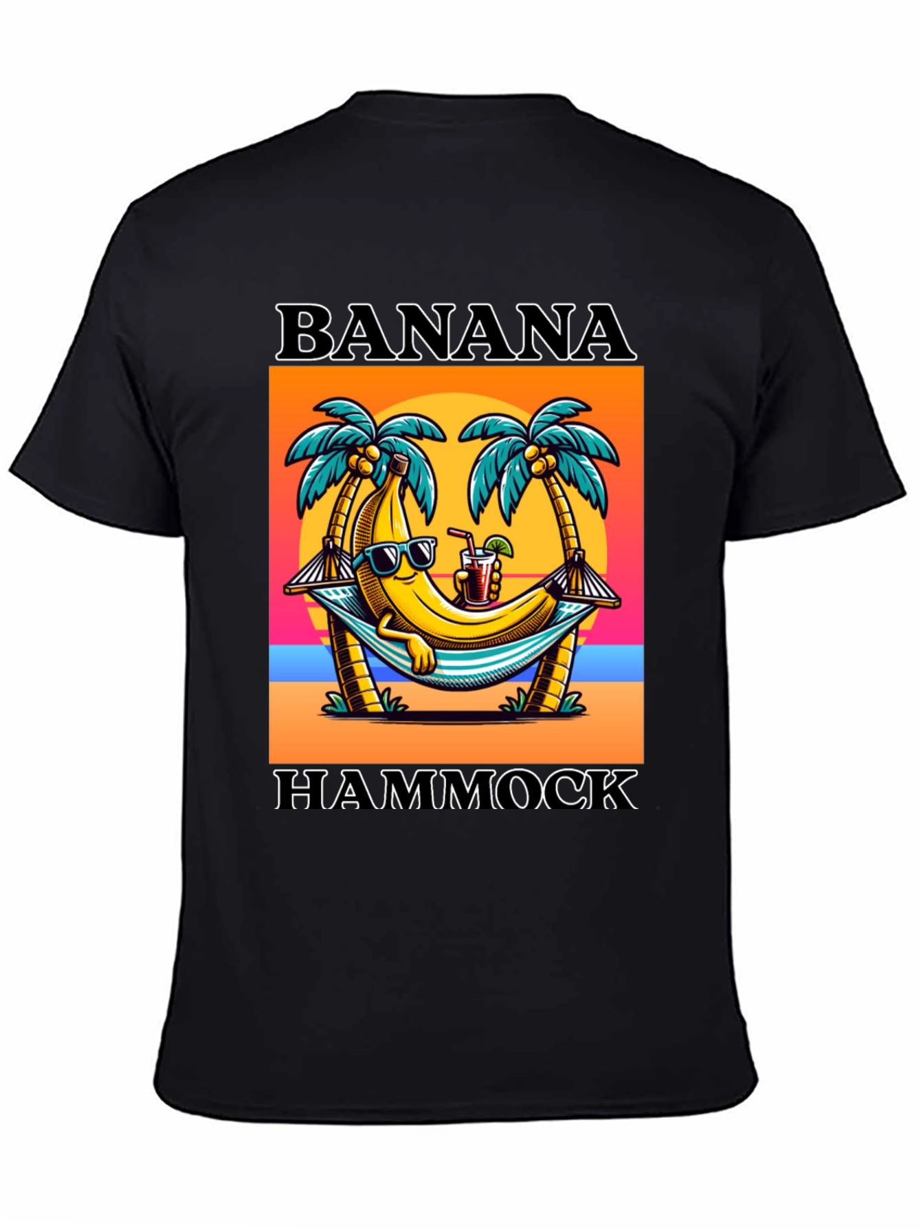 Banana Hammock T-Shirt - Tropical Summer Vibes!