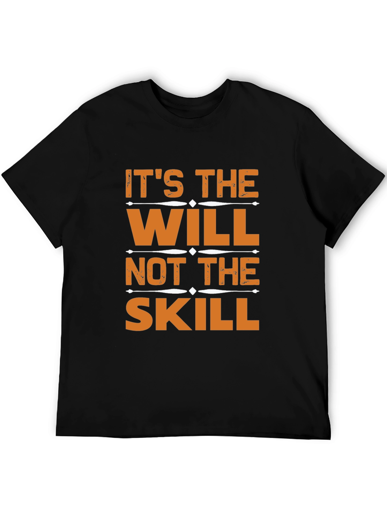 Motivational Will Over Skill Graphic T-Shirt
