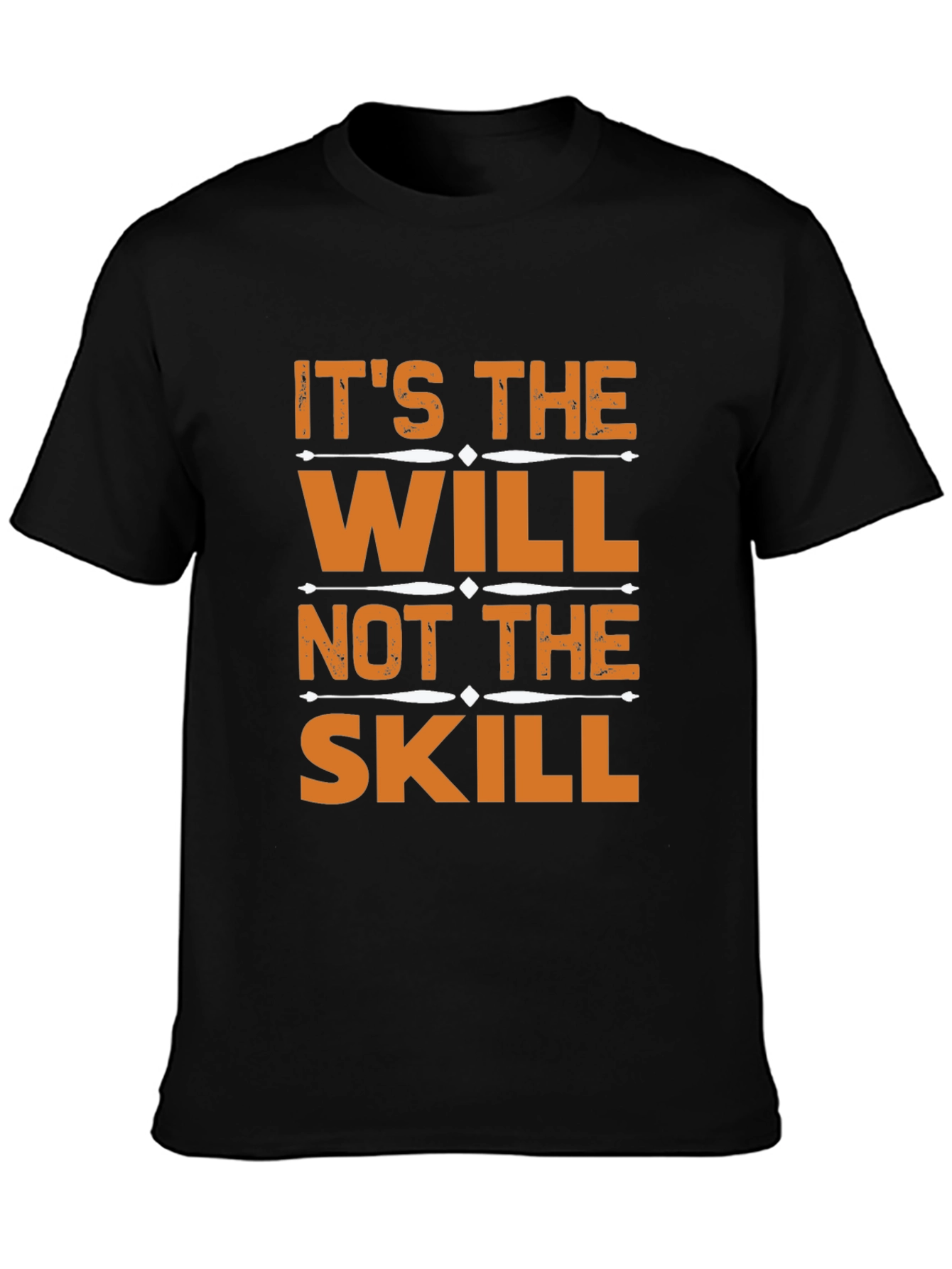 Motivational Will Over Skill Graphic T-Shirt