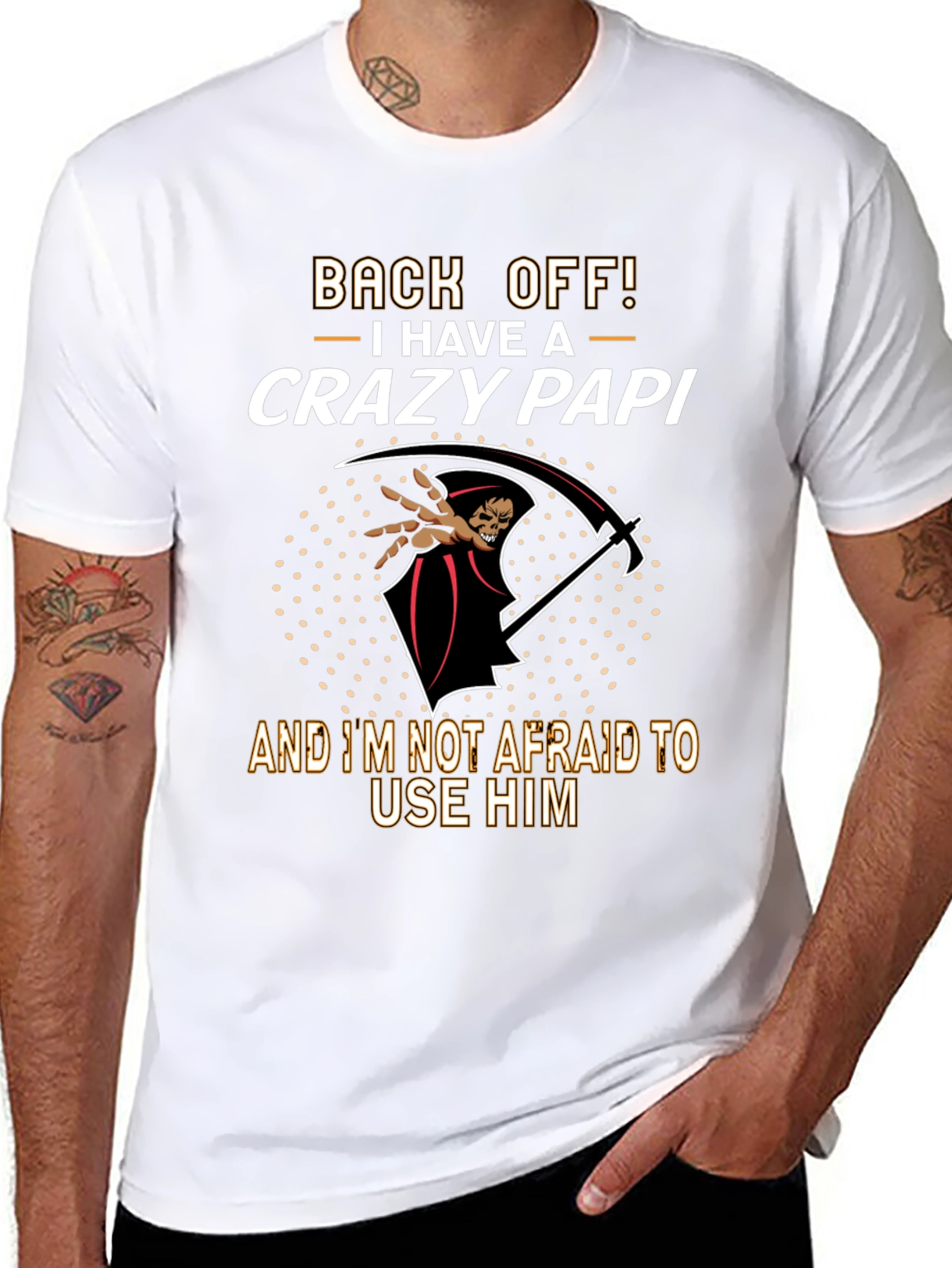 Crazy Papi Graphic Tee - Back Off T-Shirt