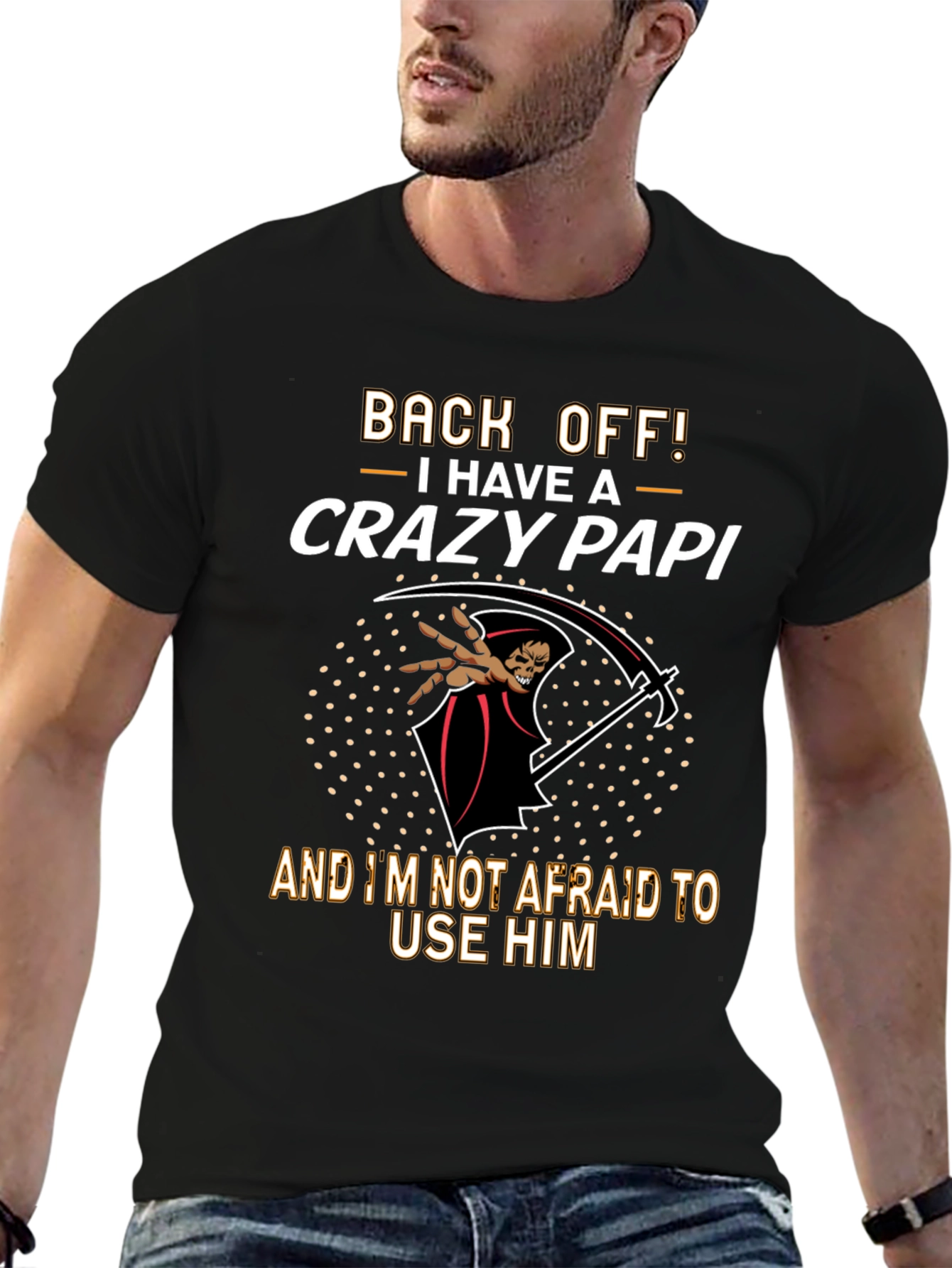 Crazy Papi Graphic Tee - Back Off T-Shirt