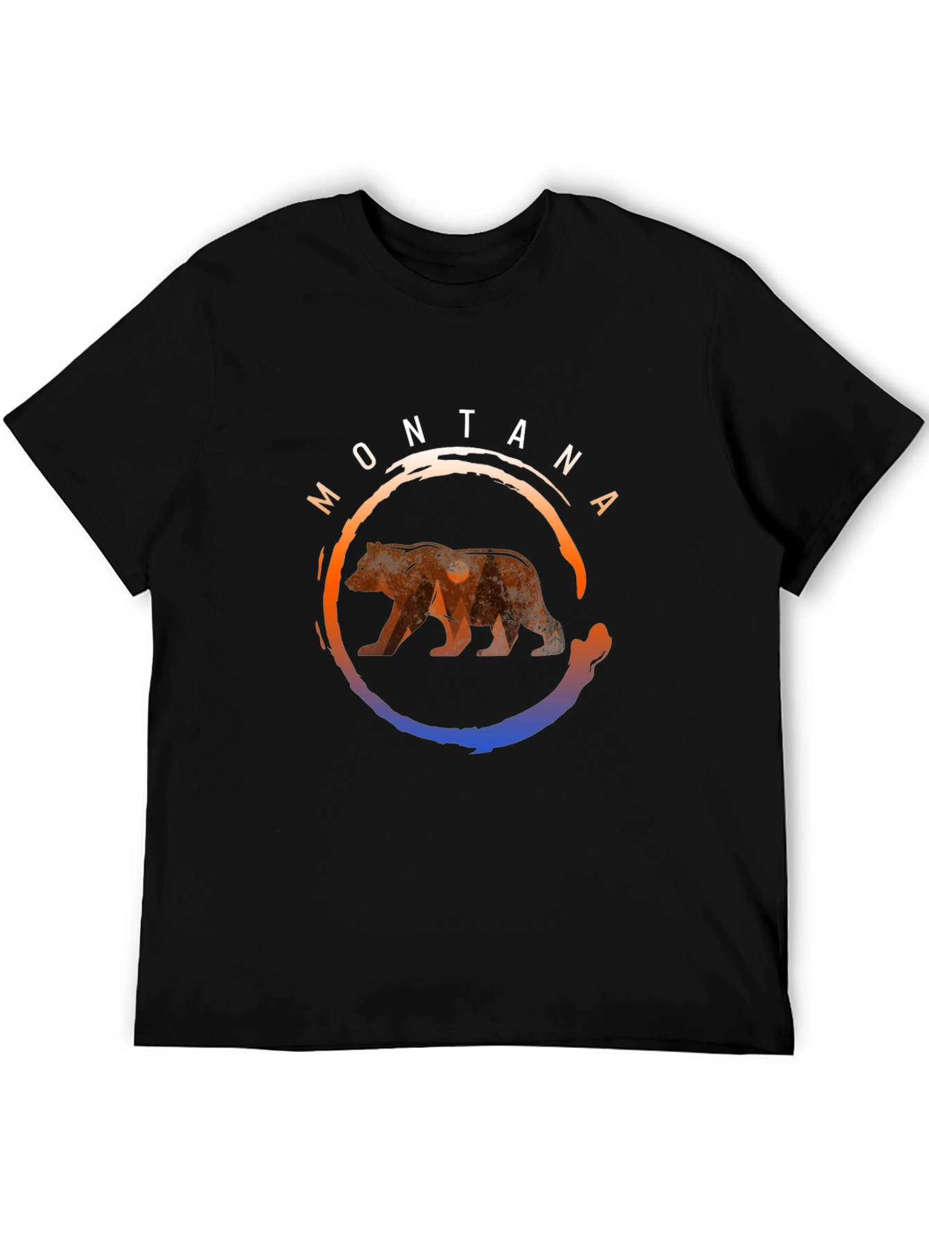 Montana Bear Graphic T-Shirt - Nature Inspired Design
