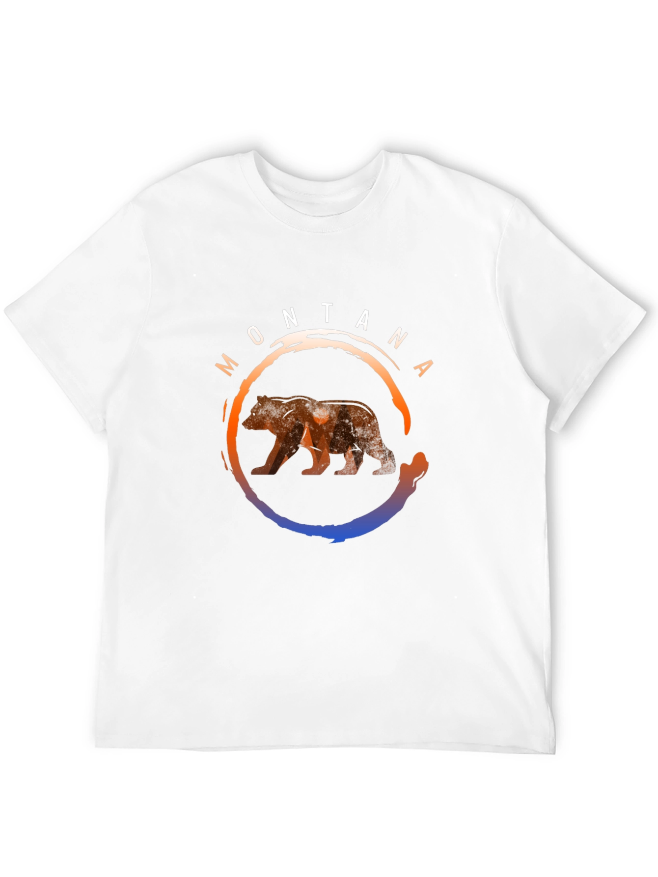 Montana Bear Graphic T-Shirt - Nature Inspired Design