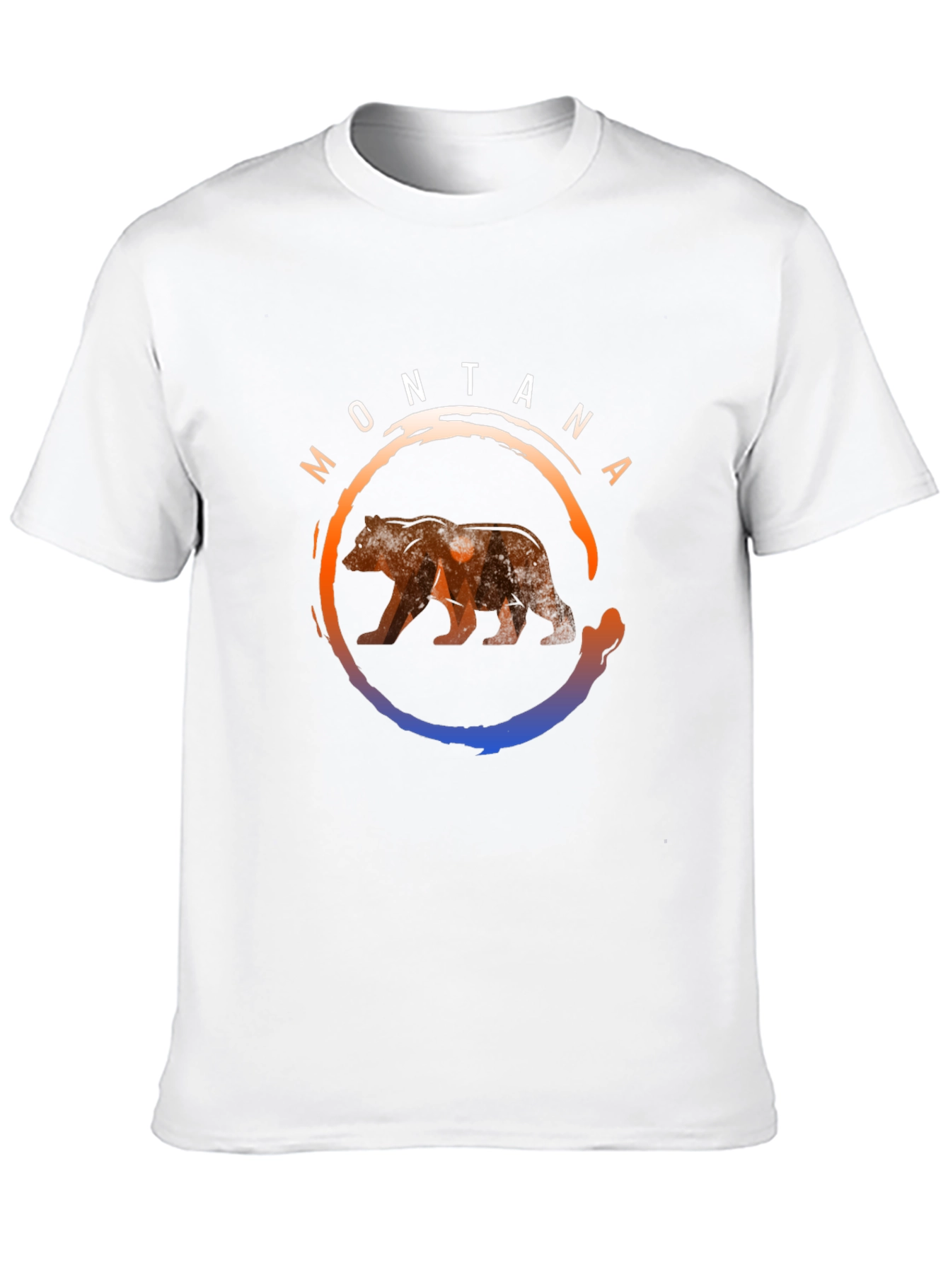 Montana Bear Graphic T-Shirt - Nature Inspired Design
