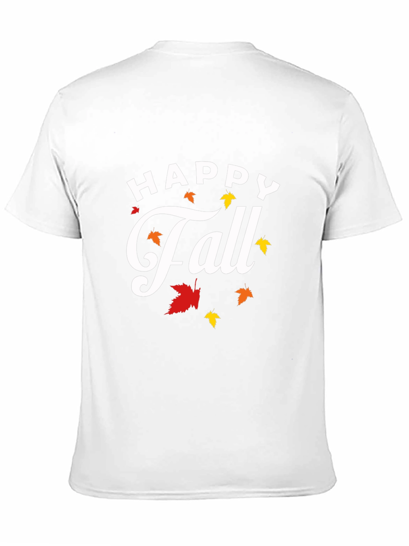 Happy Fall T-Shirt - Autumn Leaves Graphic Tee