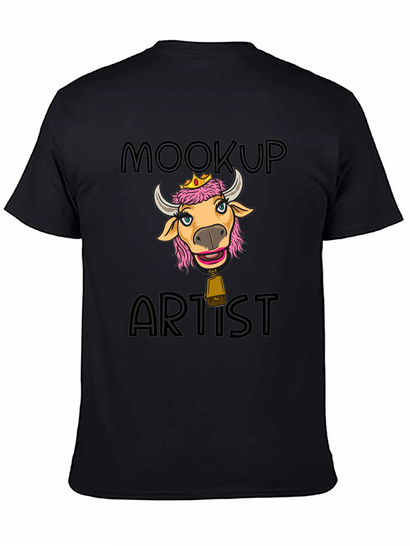 Moocup Artist Graphic Tee - Black