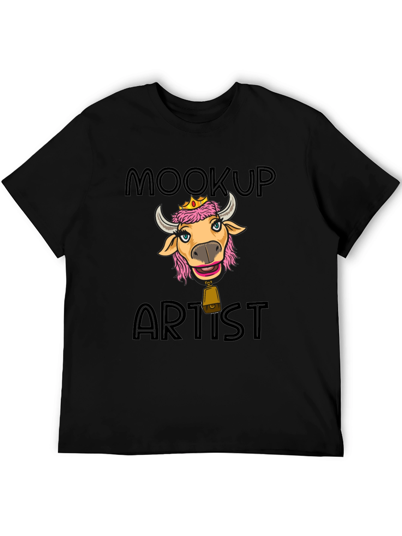 Moocup Artist Graphic Tee - Black