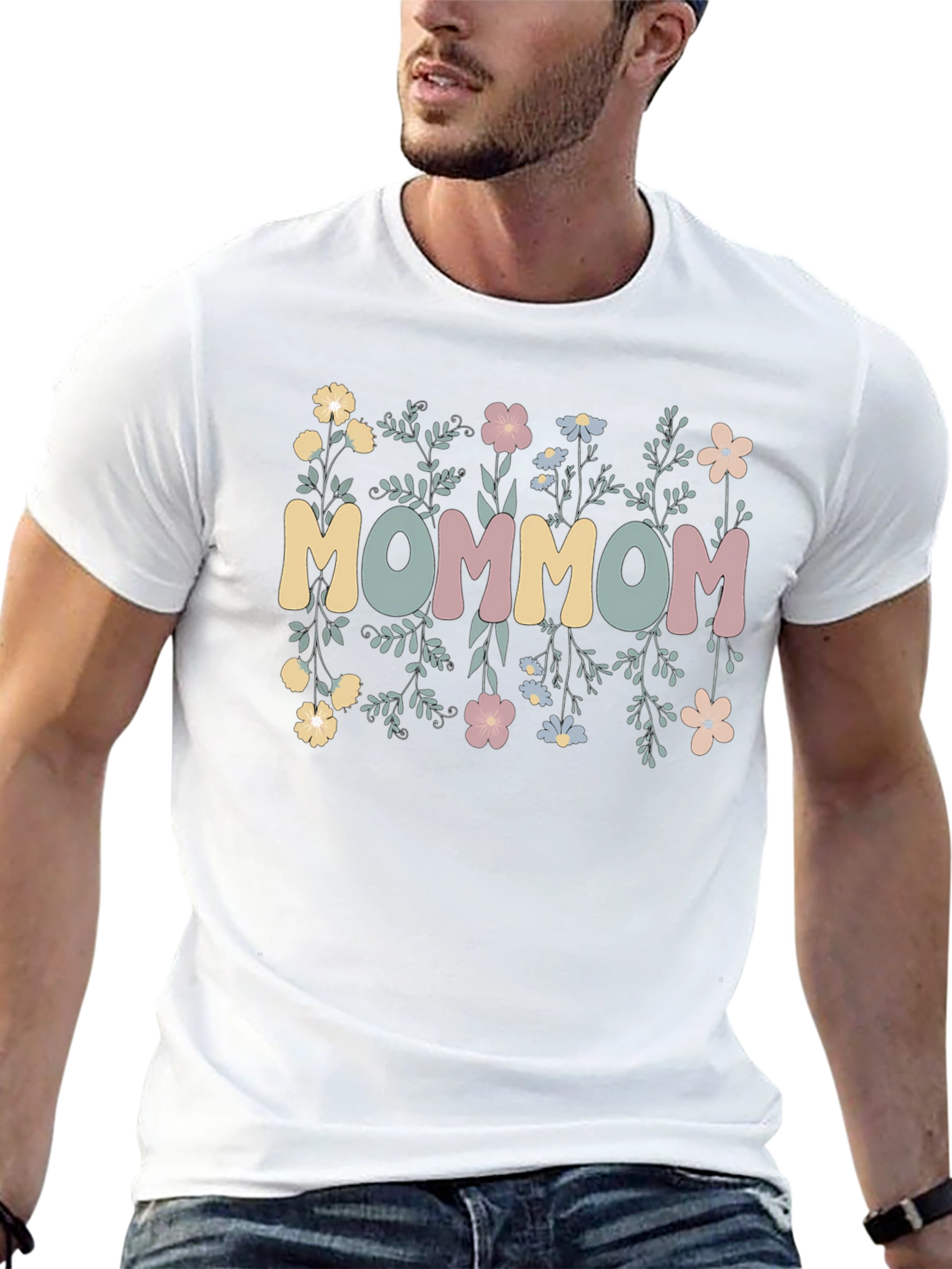 MOMMOM Floral Graphic T-Shirt