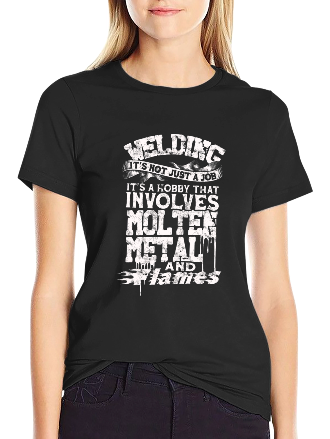 Welding Hobby Black T-Shirt