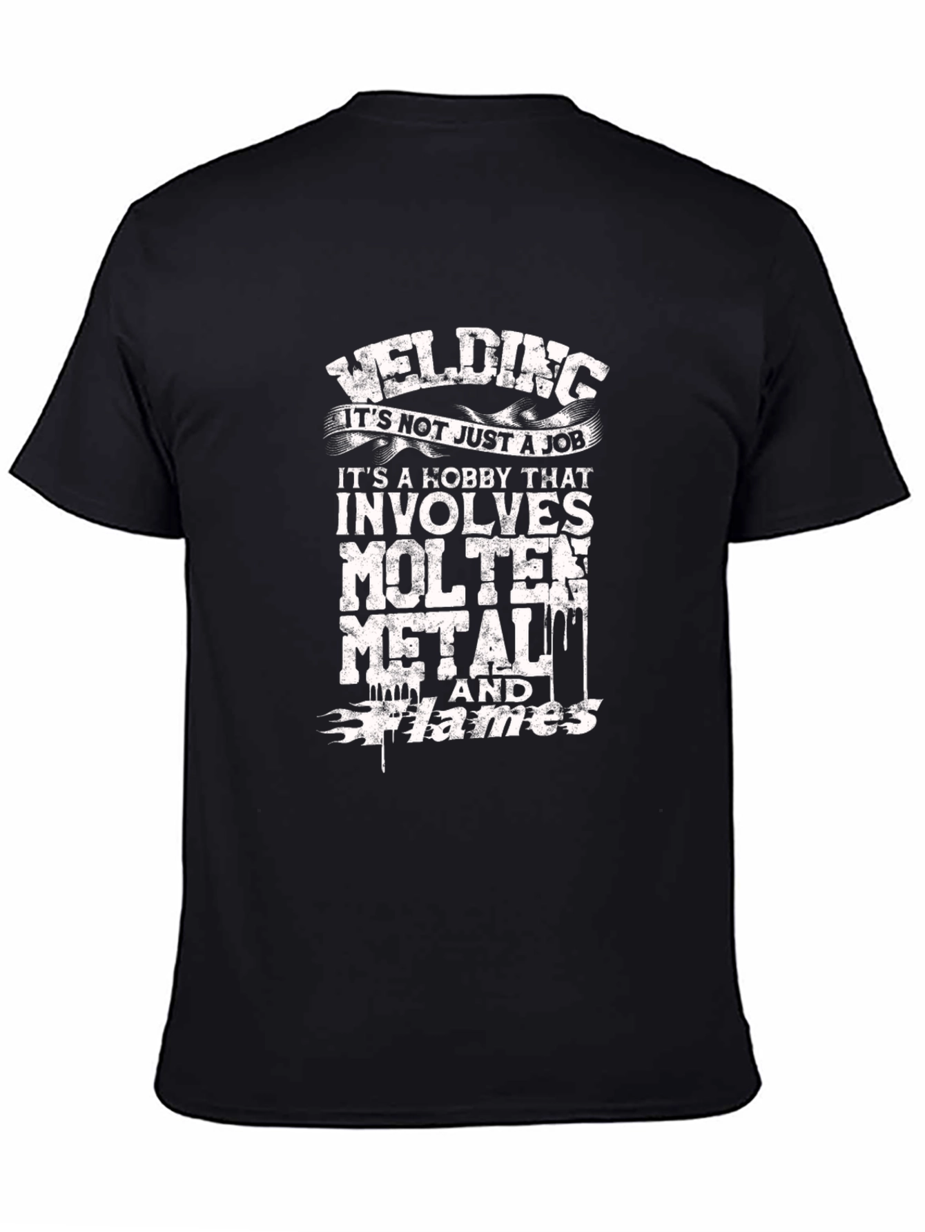 Welding Hobby Black T-Shirt