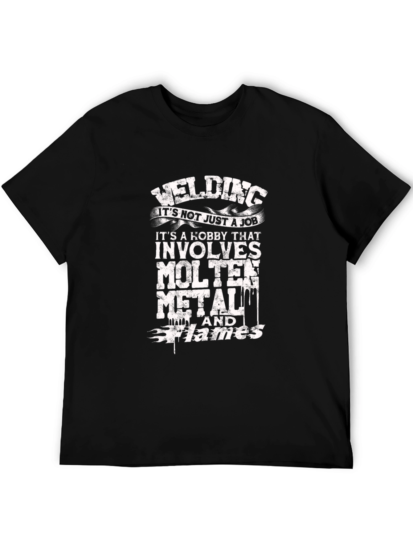 Welding Hobby Black T-Shirt