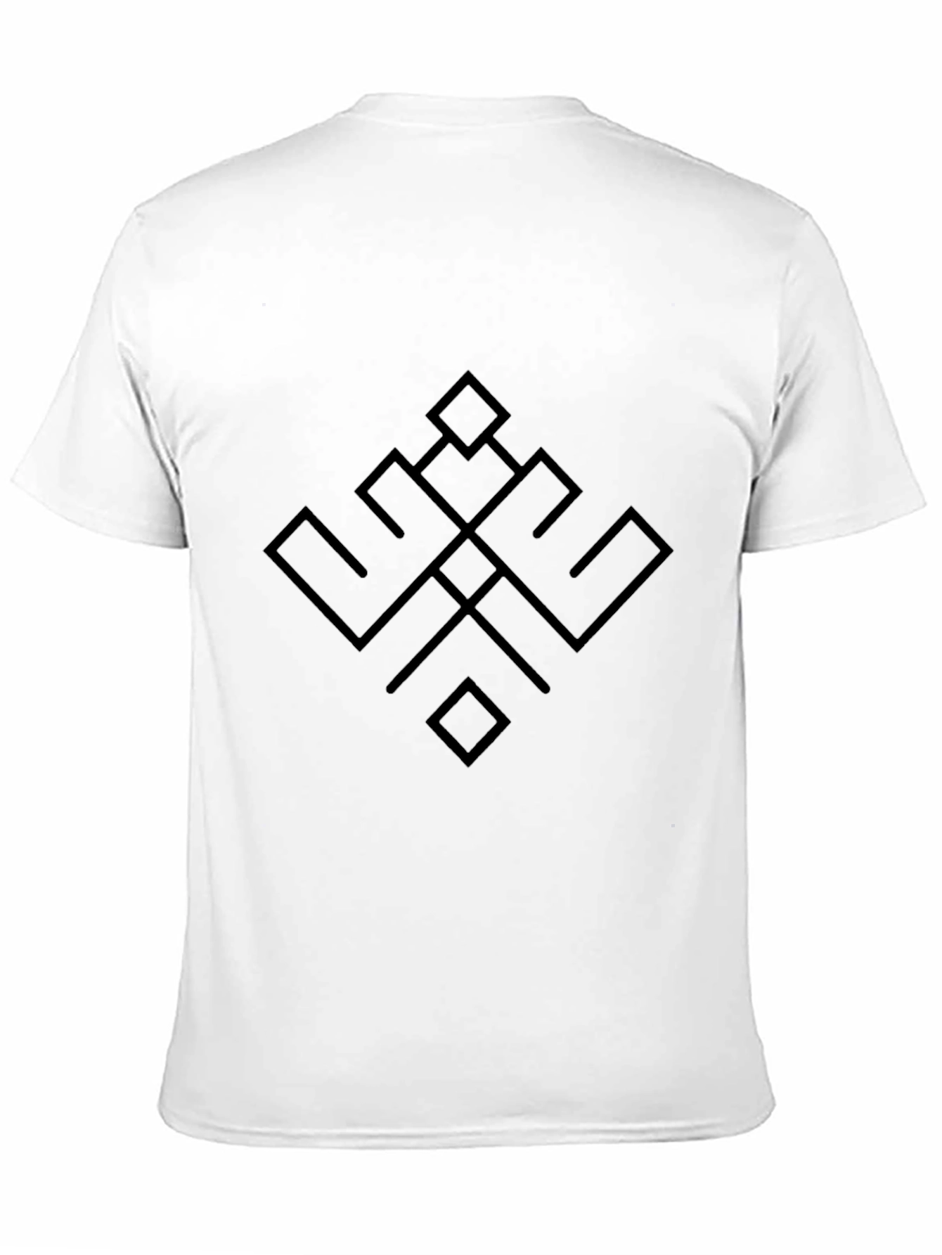 Geometric Symbol Black T-Shirt