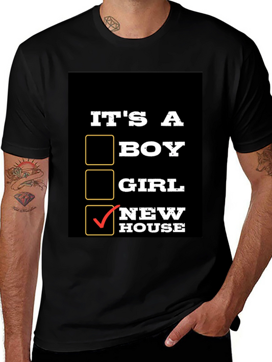 New House T-Shirt: Its a New House Checklist Tee