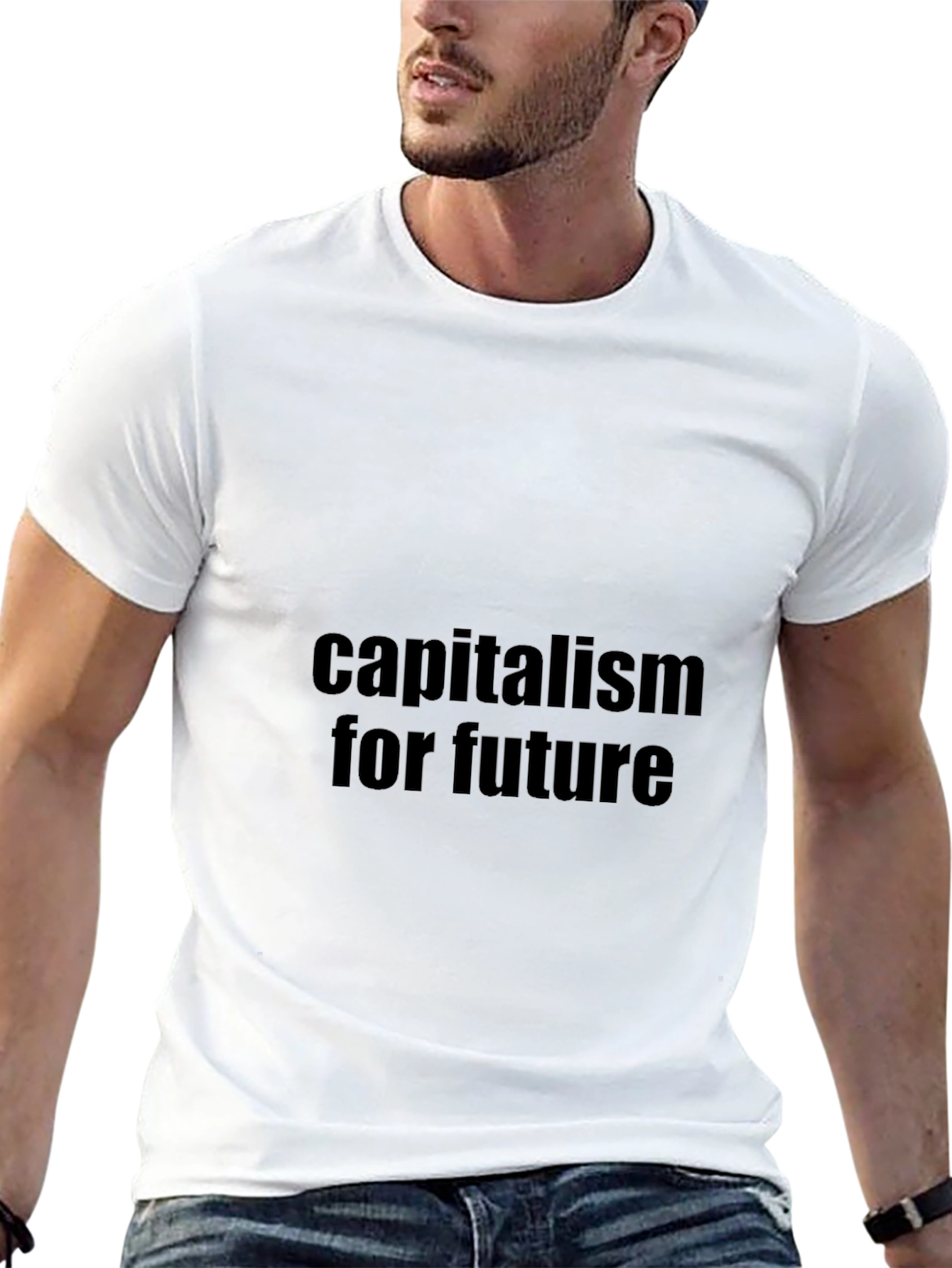 Capitalism For Future Black T-Shirt