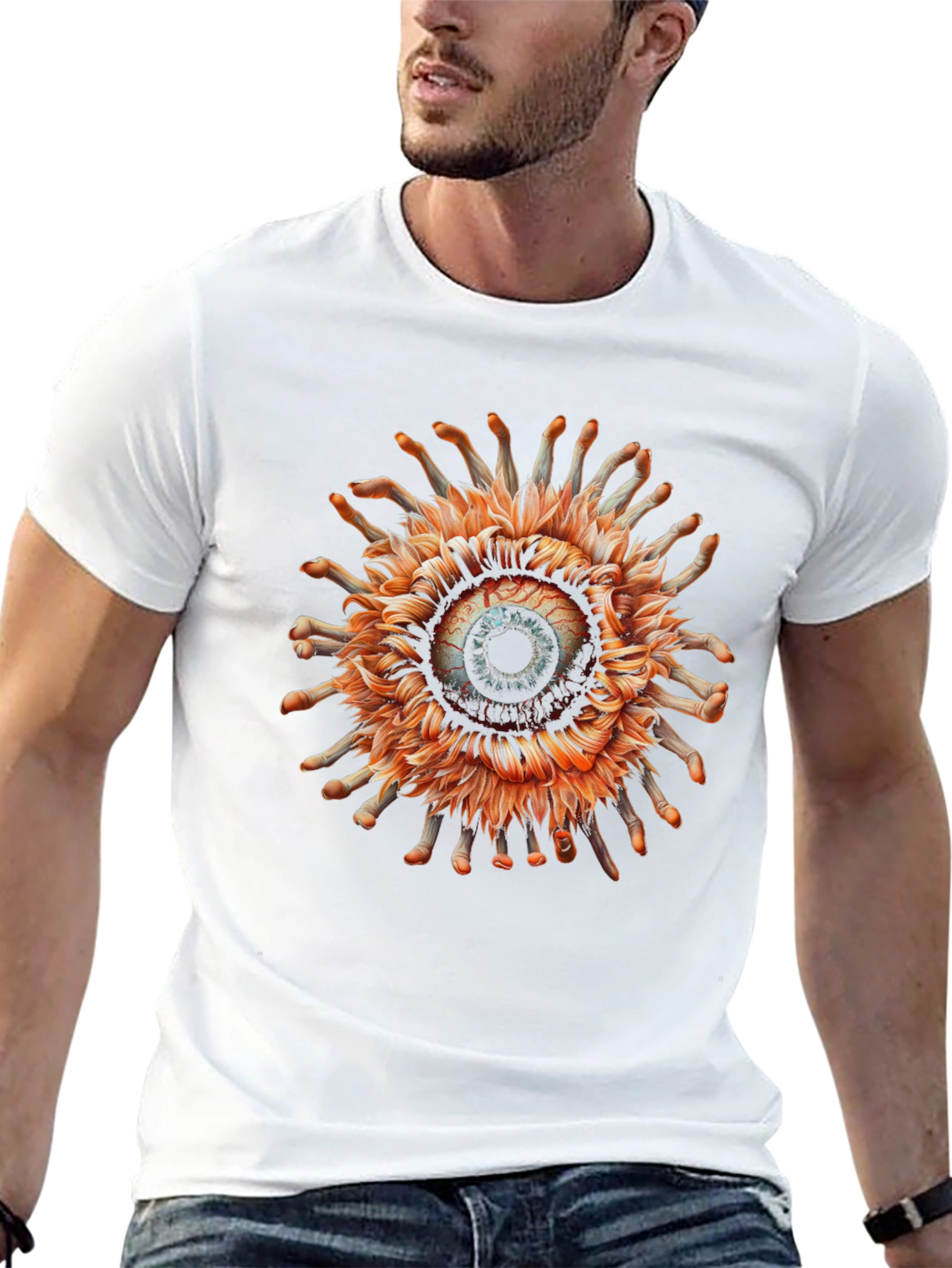 Eye and Fingers Graphic Tee
