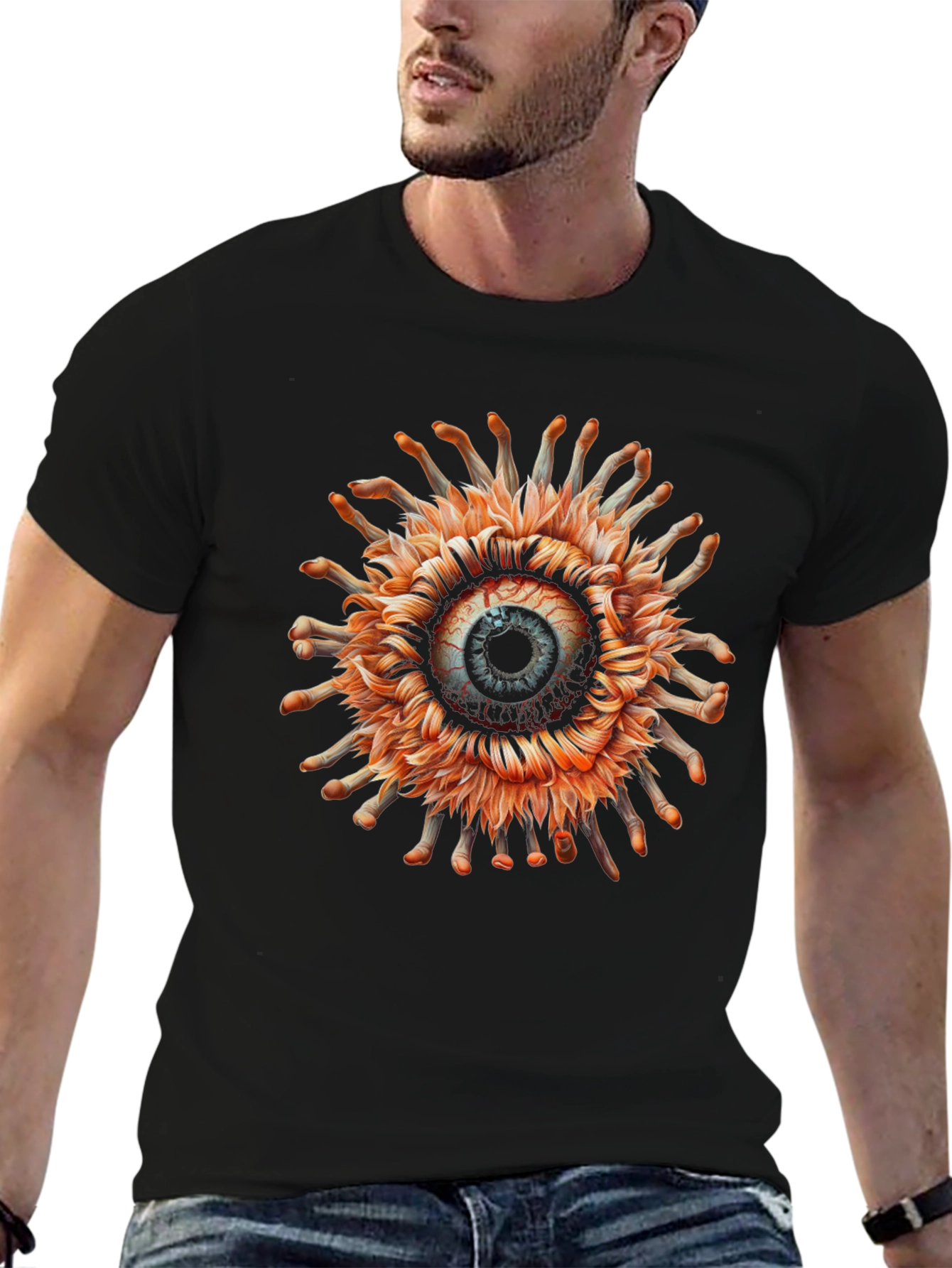 Eye and Fingers Graphic Tee