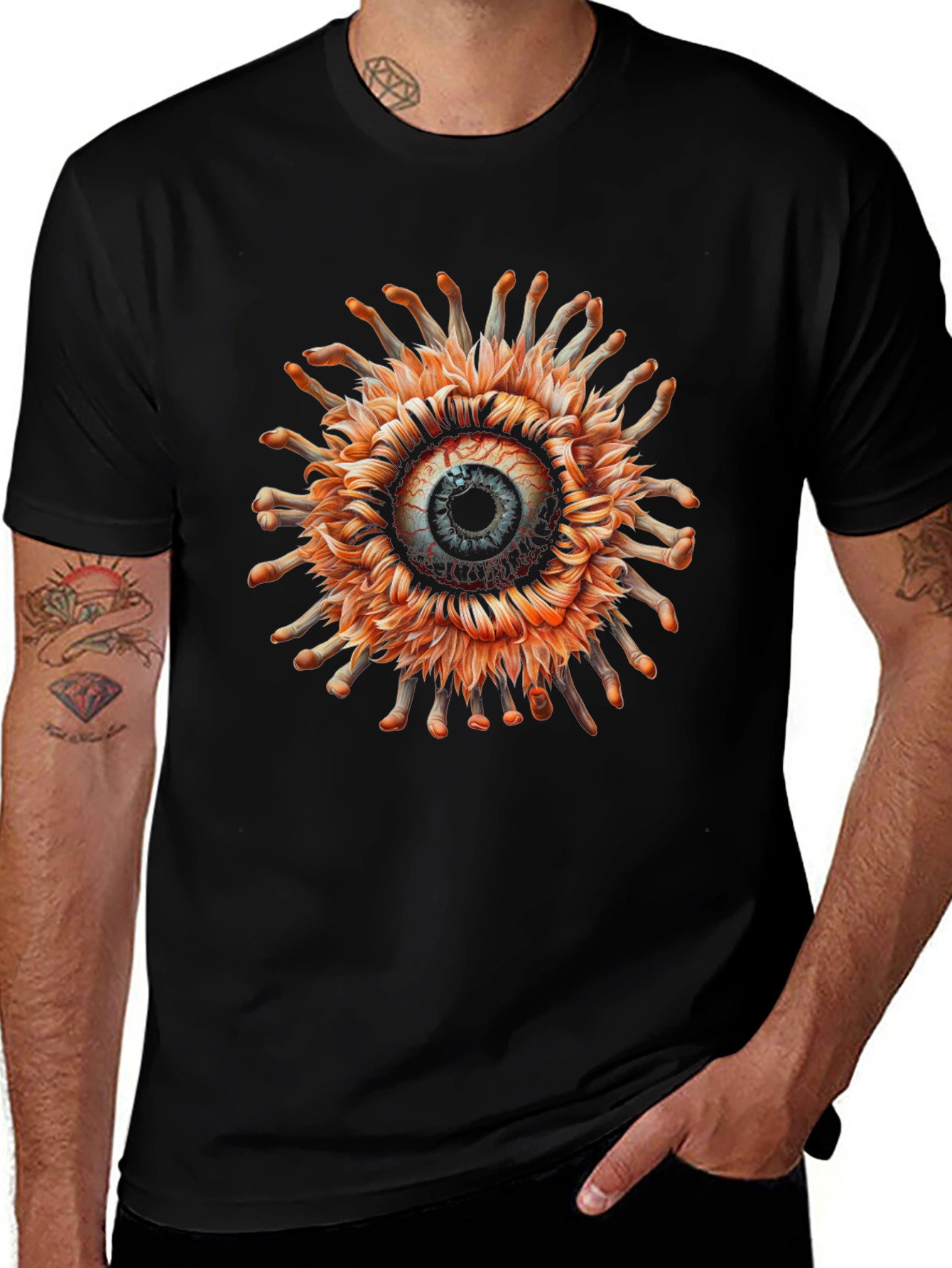 Eye and Fingers Graphic Tee