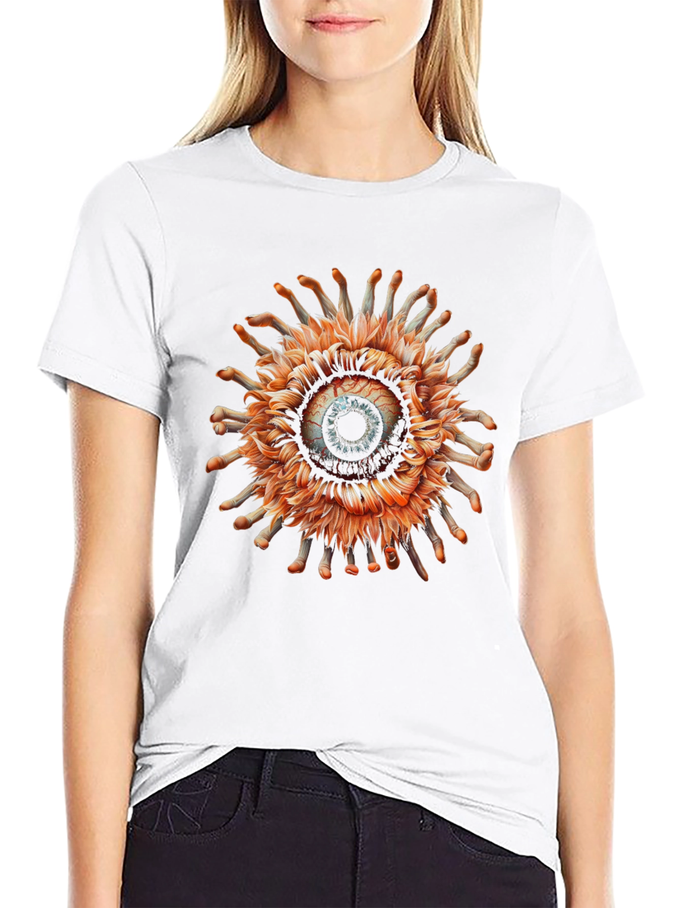 Eye and Fingers Graphic Tee