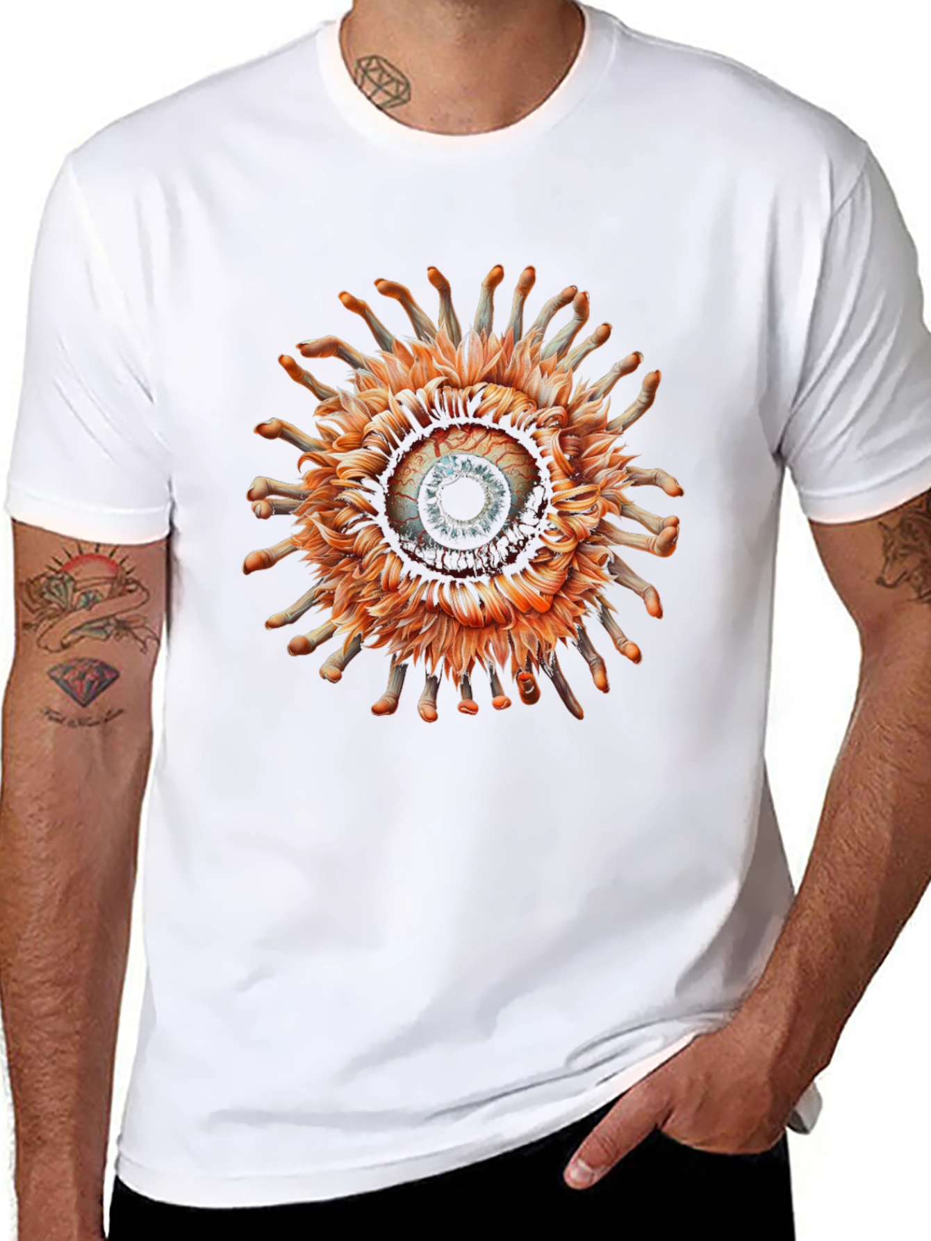 Eye and Fingers Graphic Tee