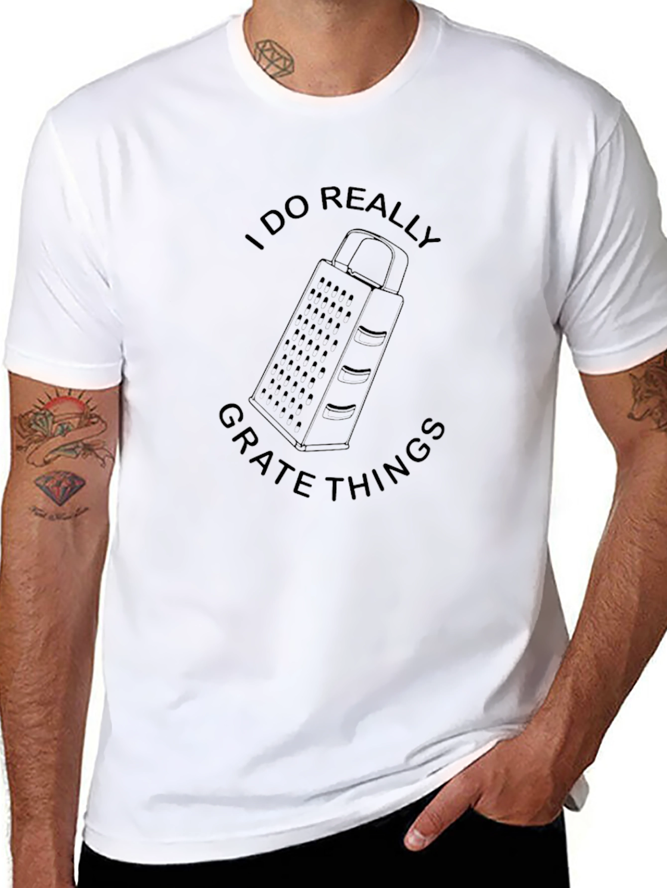 I Do Really Grate Things Graphic Tee