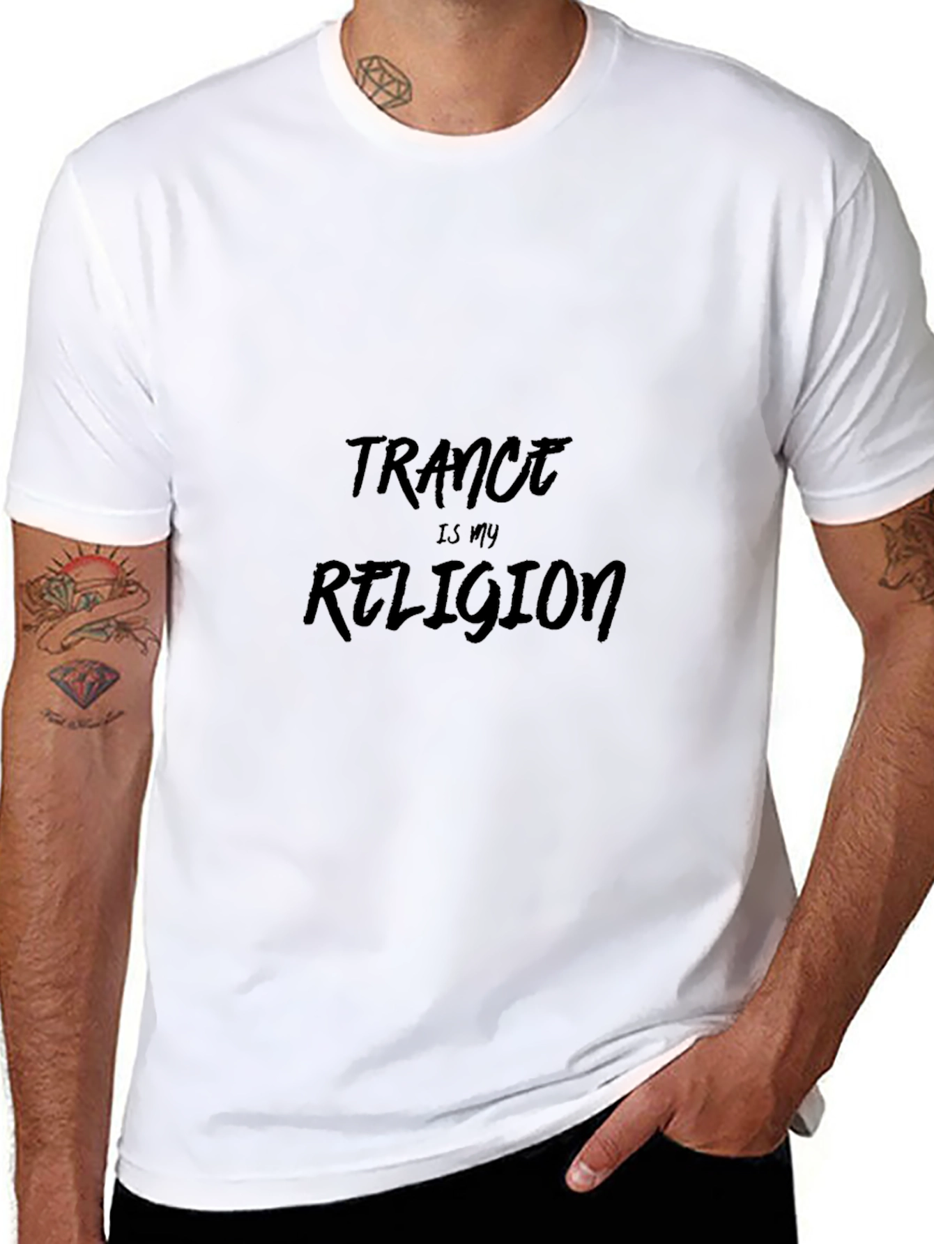 Trance Is My Religion Black T-Shirt