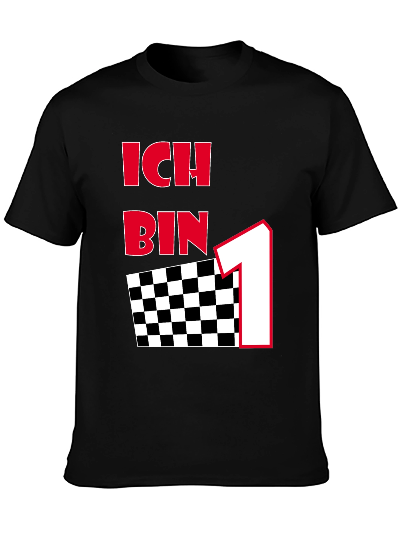 Ich Bin One Black Graphic Tee