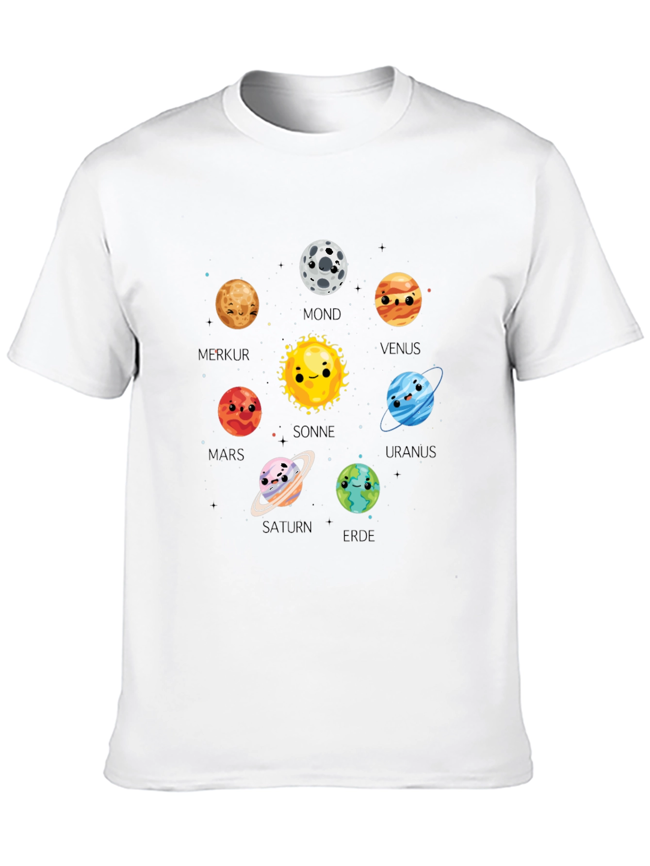 Planet T-Shirt Cute Cartoon Planets