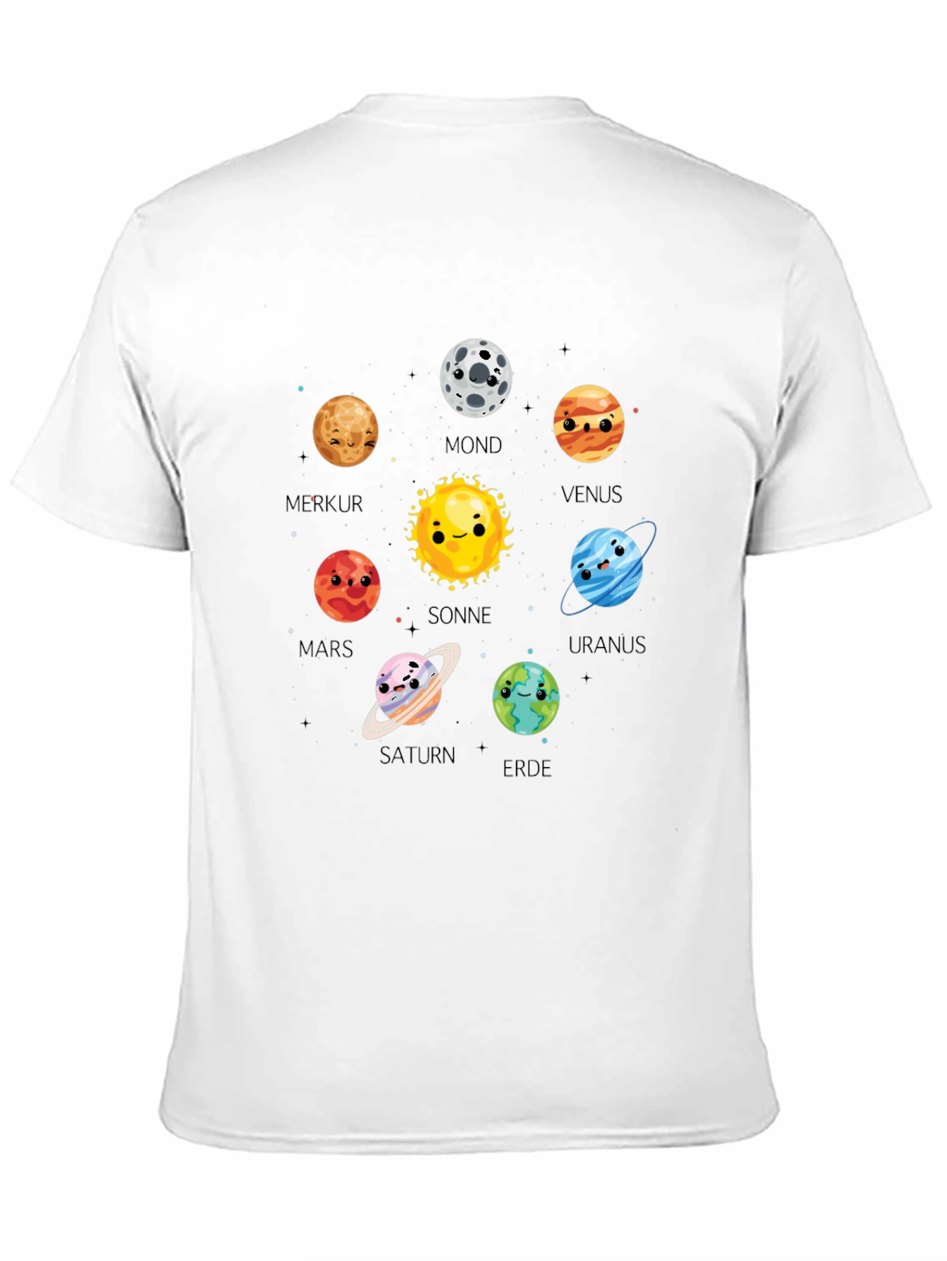 Planet T-Shirt Cute Cartoon Planets
