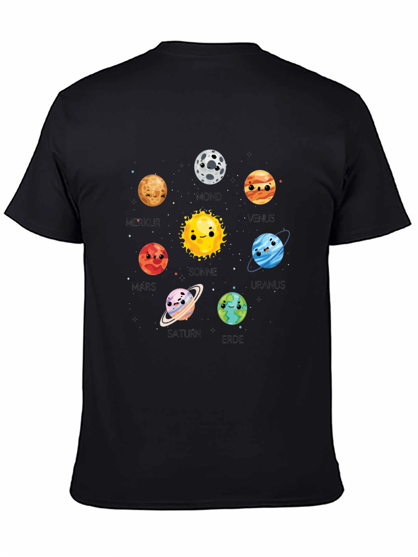 Planet T-Shirt Cute Cartoon Planets