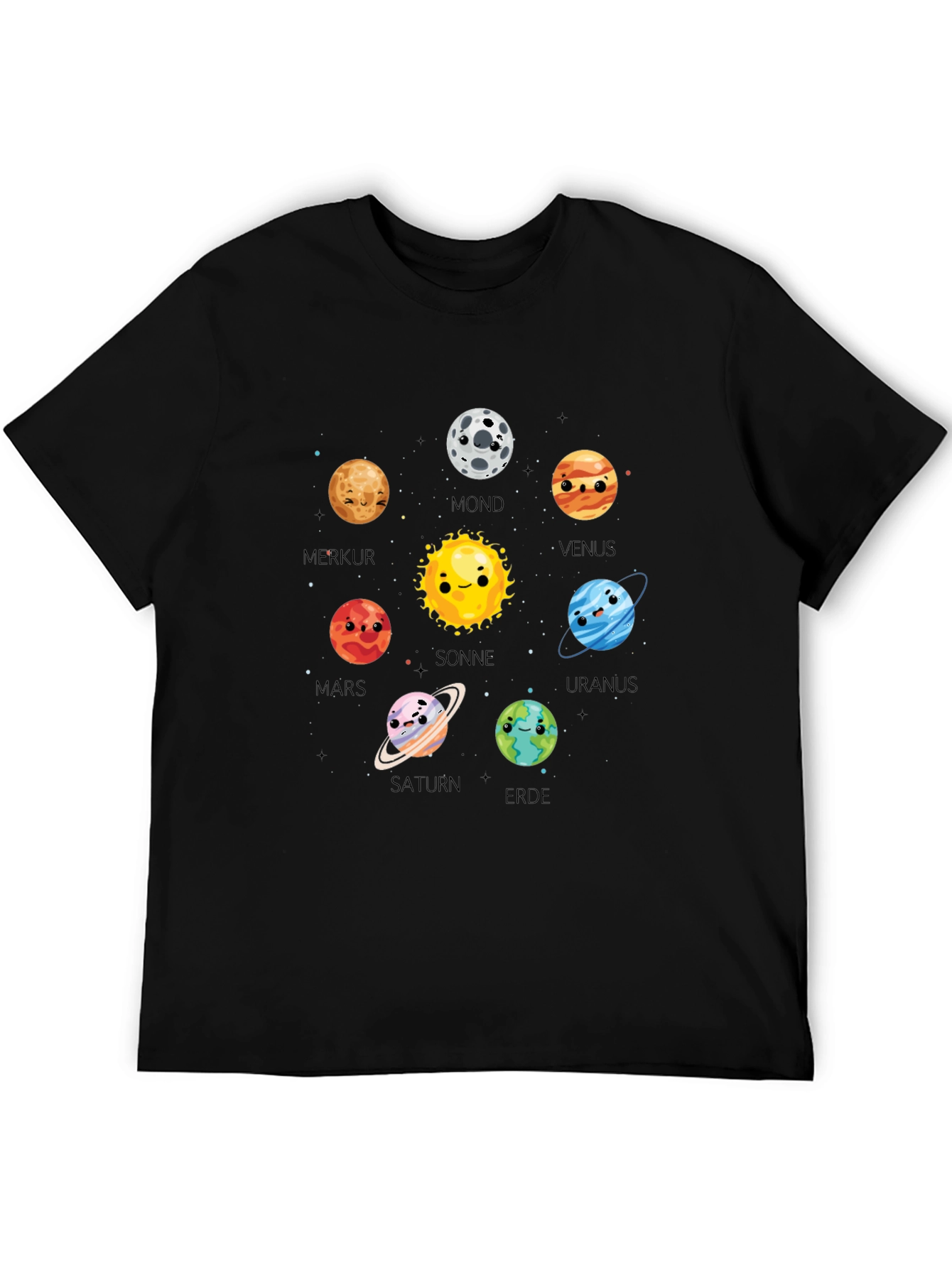Planet T-Shirt Cute Cartoon Planets