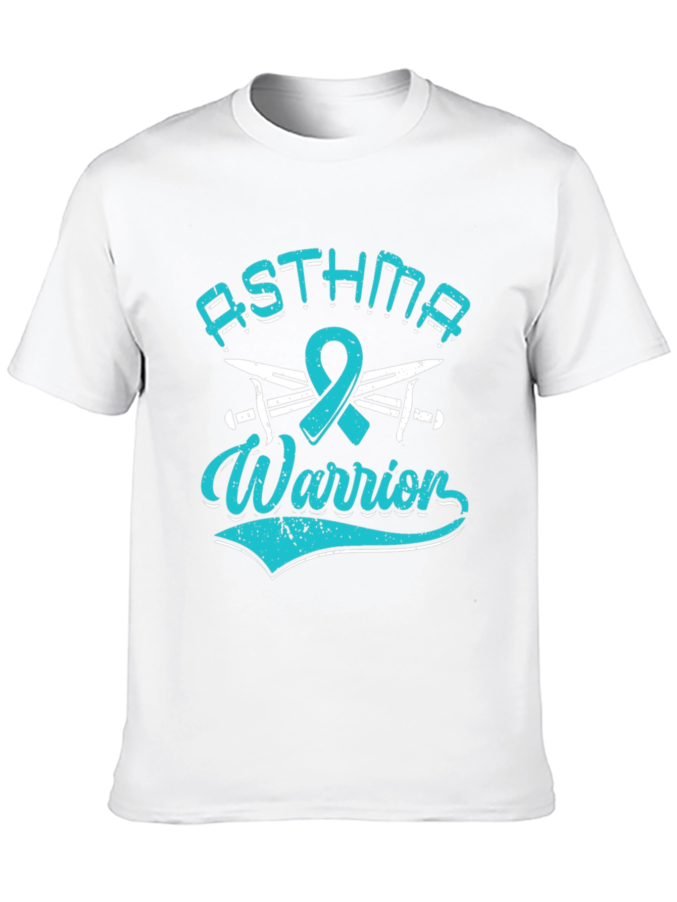Asthma Warrior Awareness T-Shirt - Black