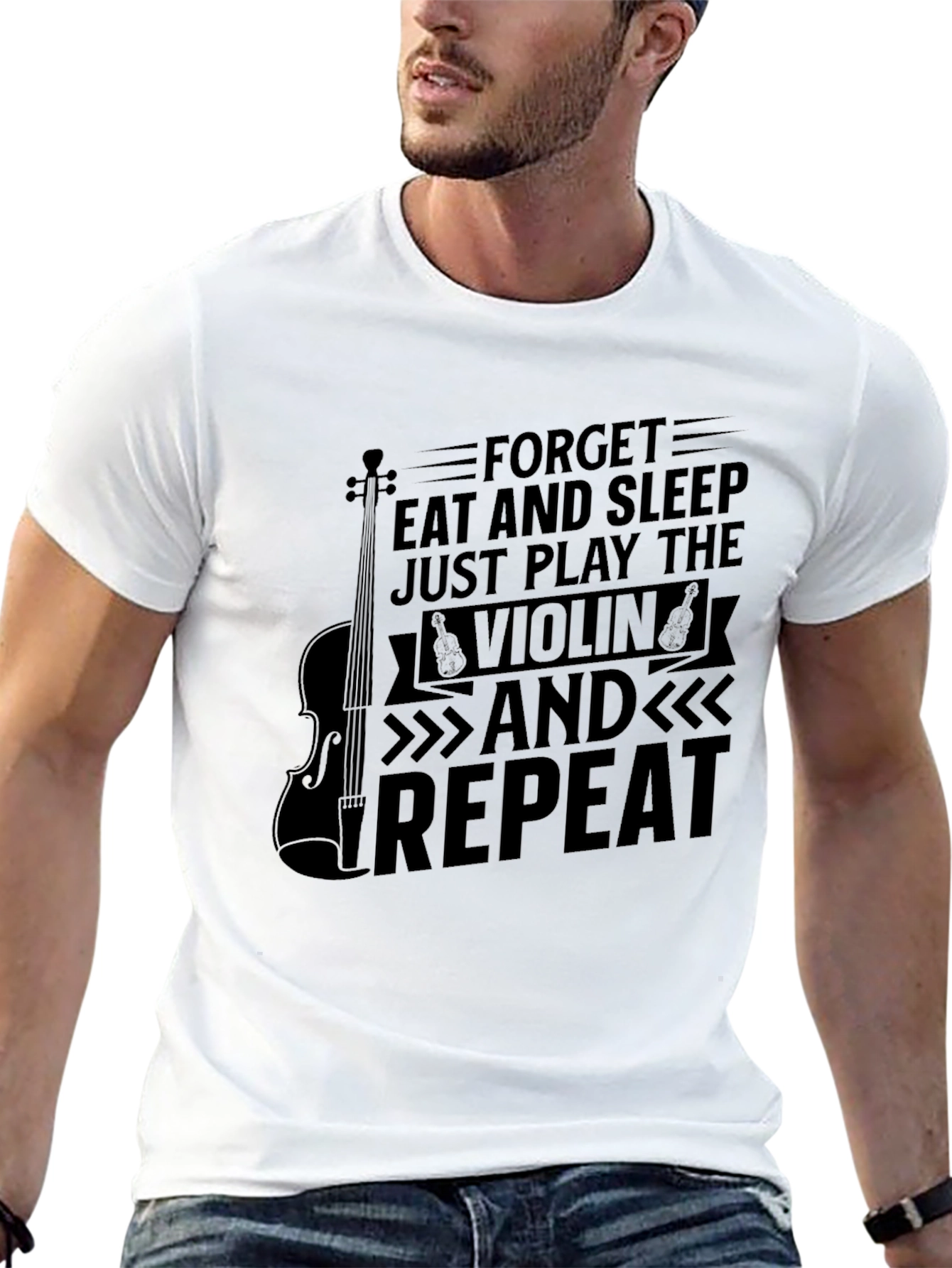 Forget Eat and Sleep Violin T-Shirt