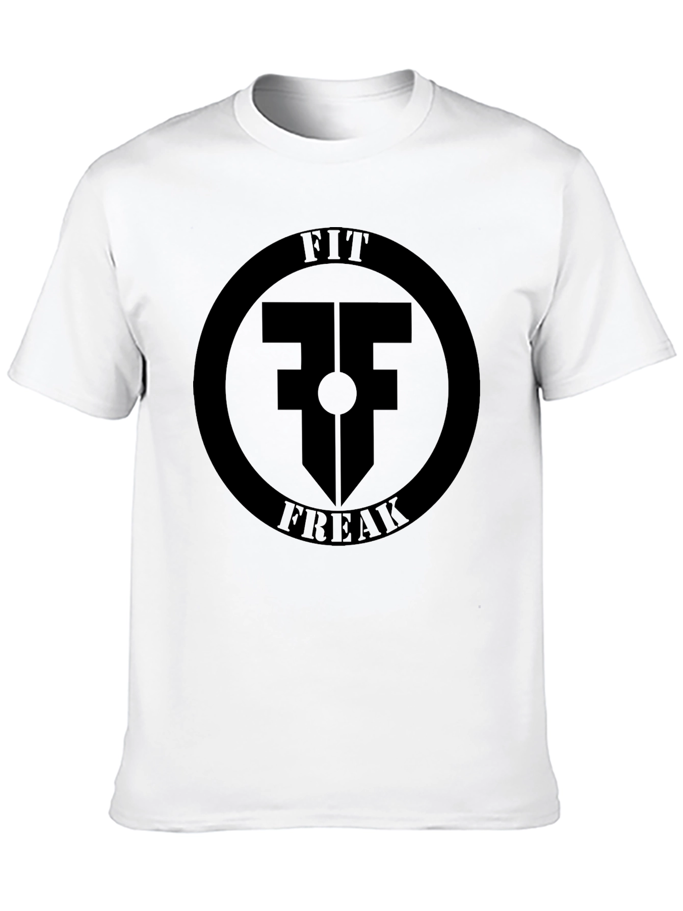 Fit Freak Black T-Shirt - Gym Workout Apparel