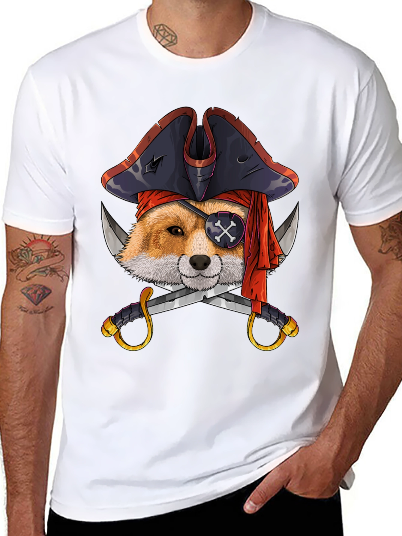 Pirate Fox Graphic Tee