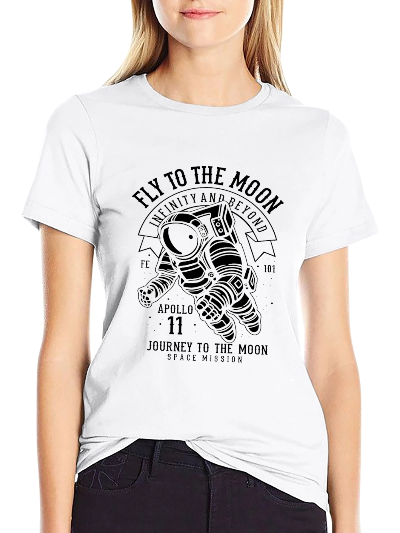 Fly to the Moon Graphic Tee