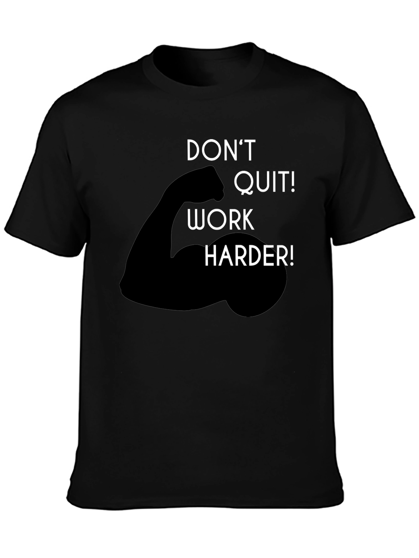Motivational Work Harder Graphic Tee
