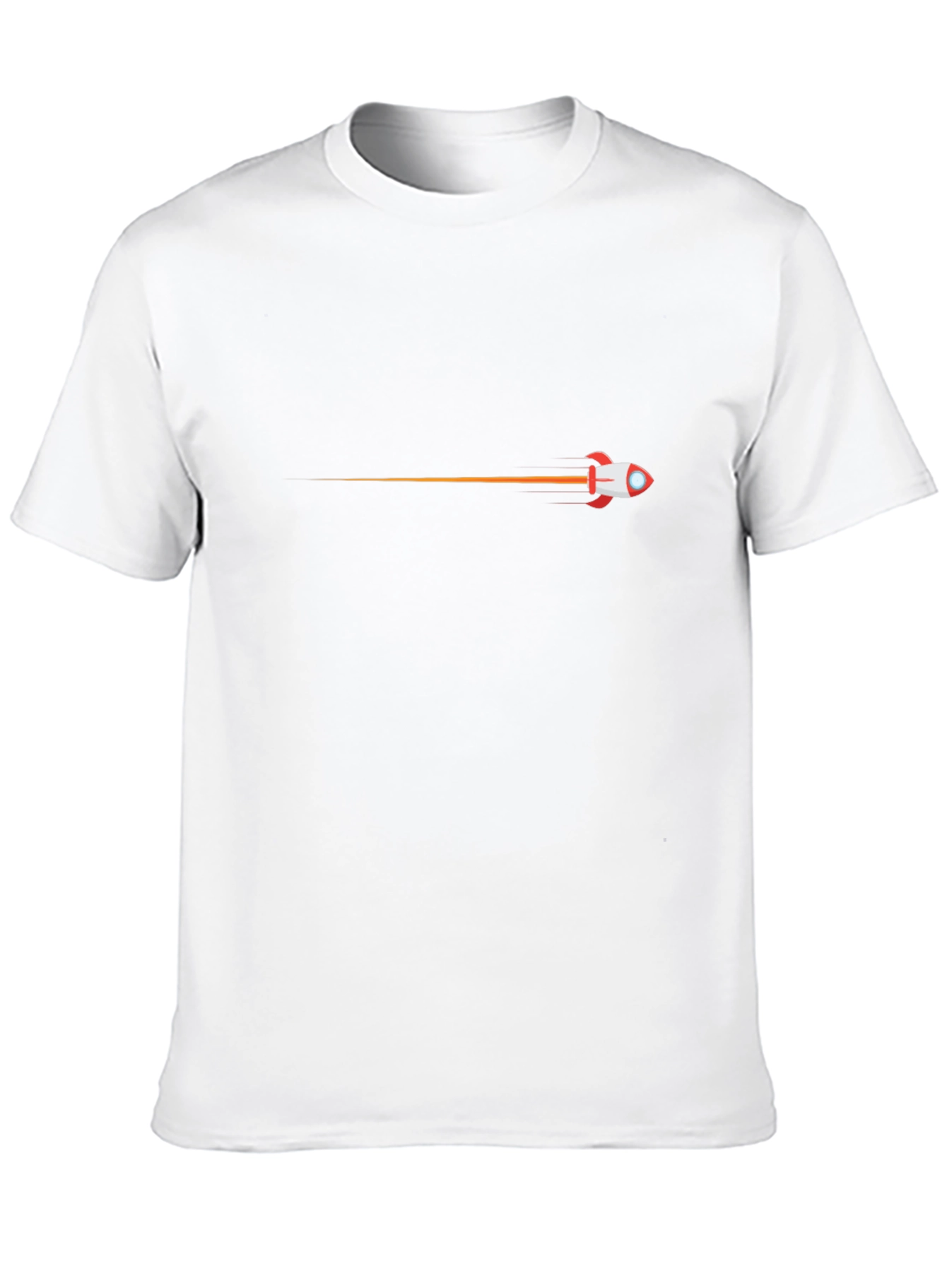 Rocket Graphic Black Tee - Blast Off!