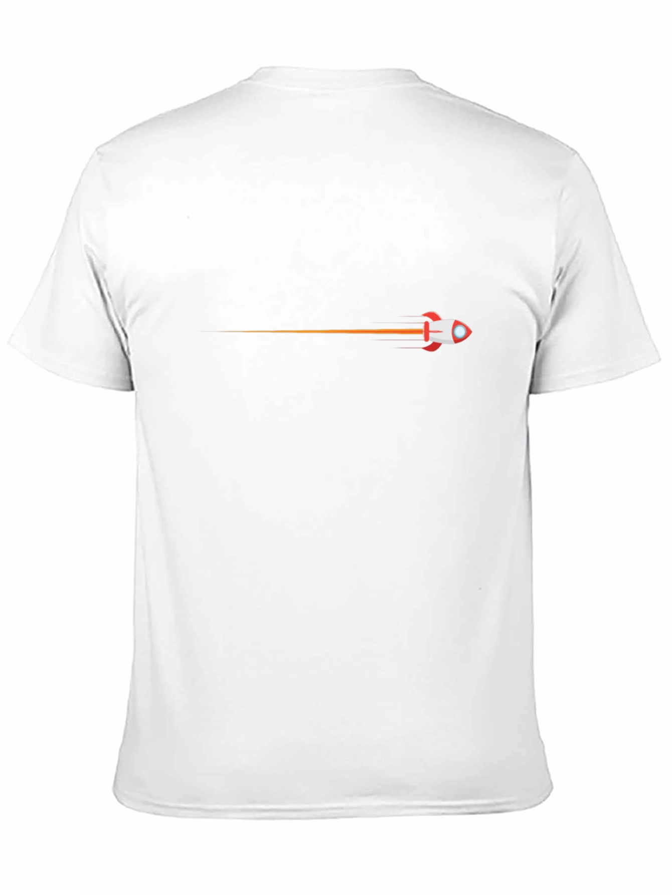 Rocket Graphic Black Tee - Blast Off!