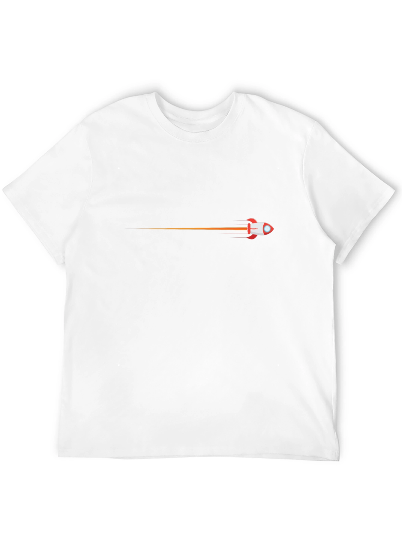 Rocket Graphic Black Tee - Blast Off!
