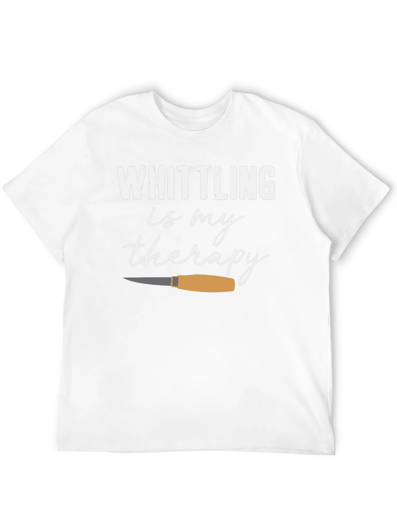 Whittling Is My Therapy T-Shirt Wood Carving Shirt