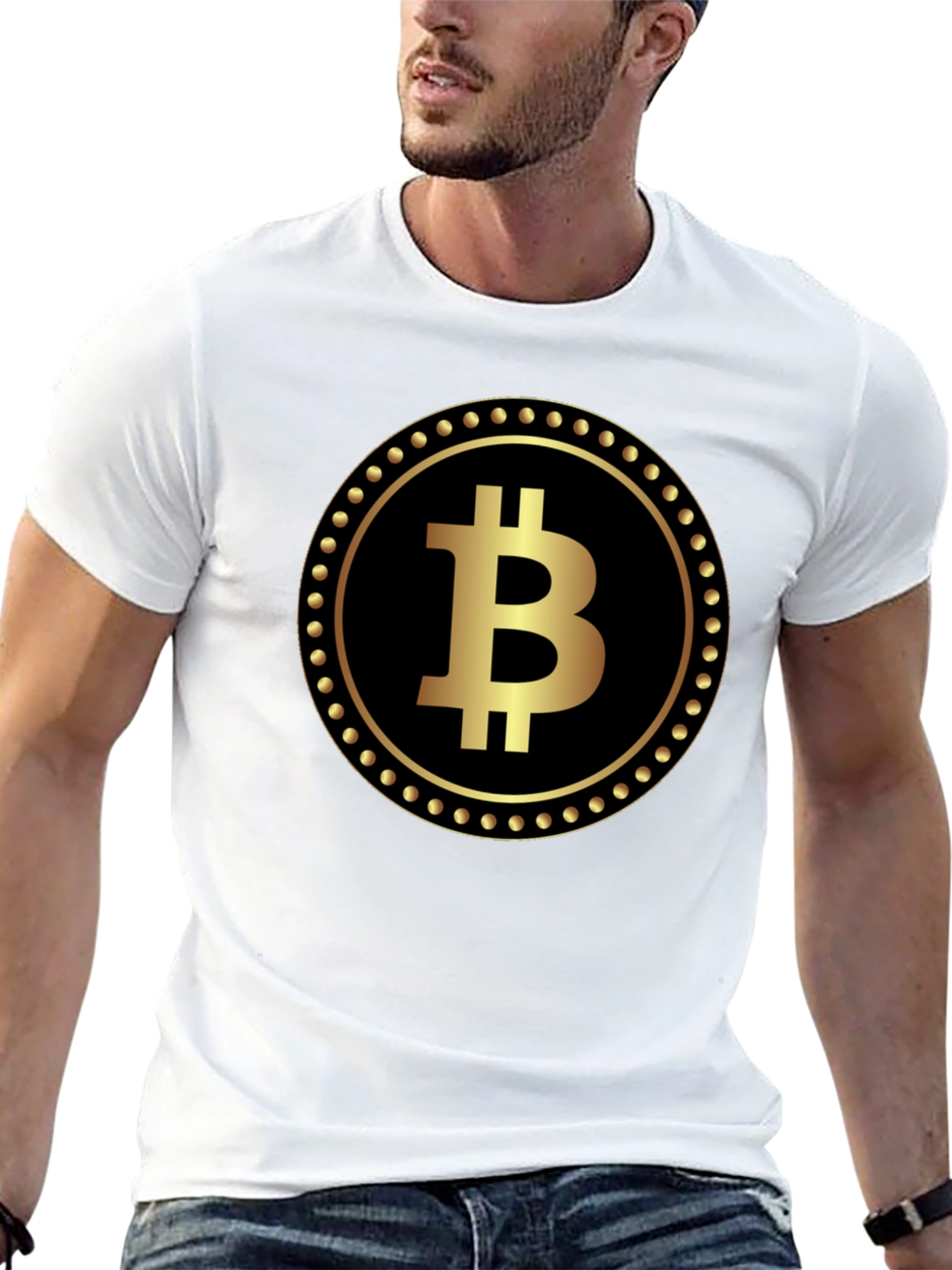 Bitcoin Logo Black T-Shirt