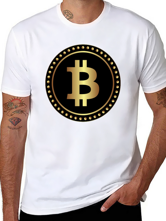 Bitcoin Logo Black T-Shirt