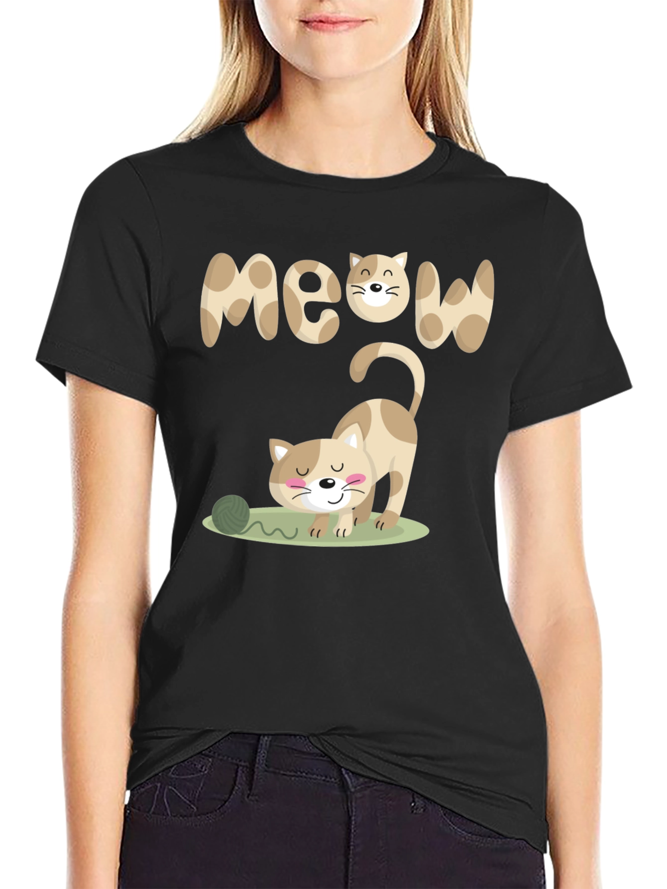 Cute Meow Cat T-Shirt