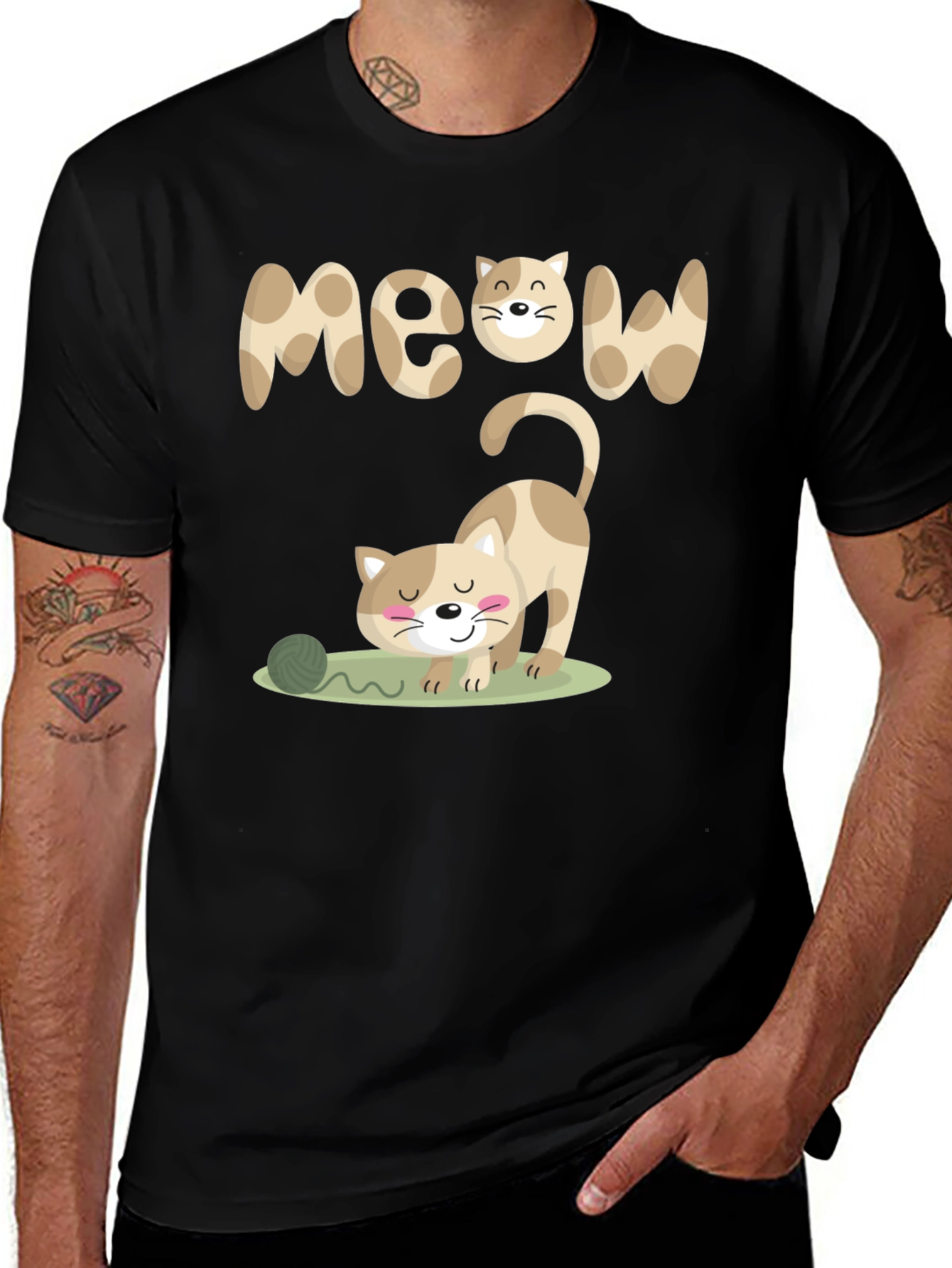 Cute Meow Cat T-Shirt