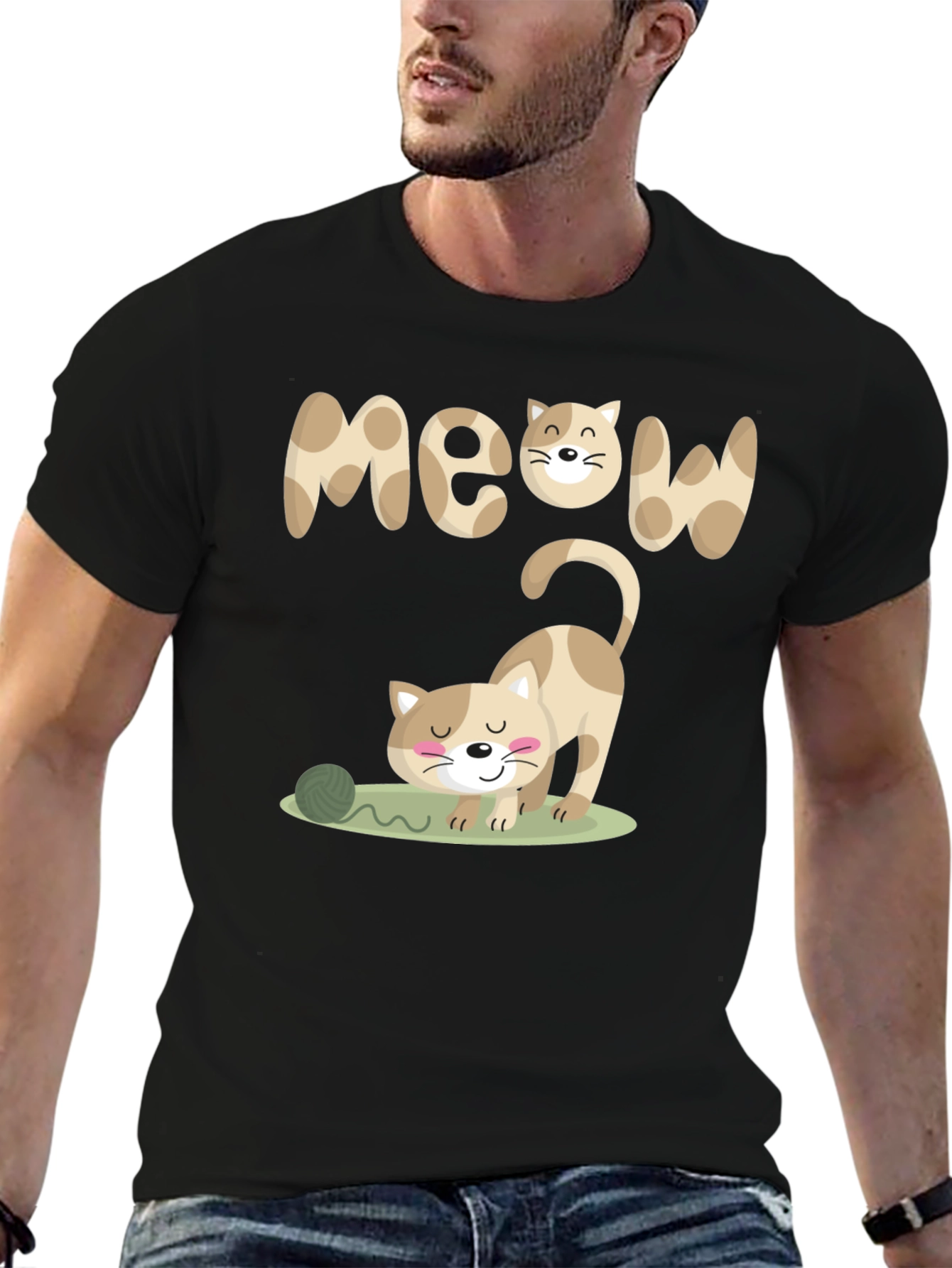 Cute Meow Cat T-Shirt