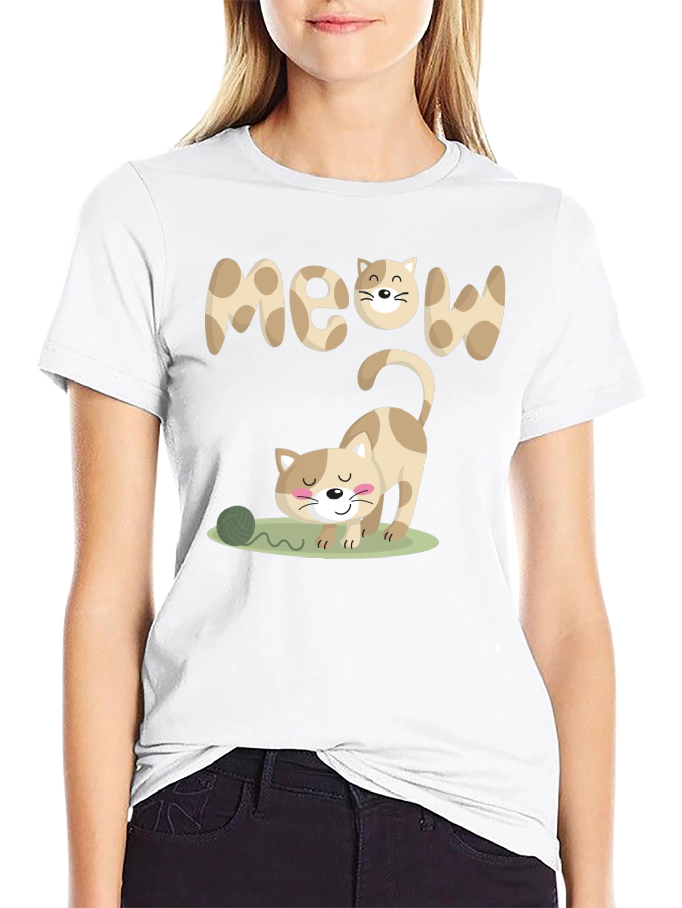 Cute Meow Cat T-Shirt